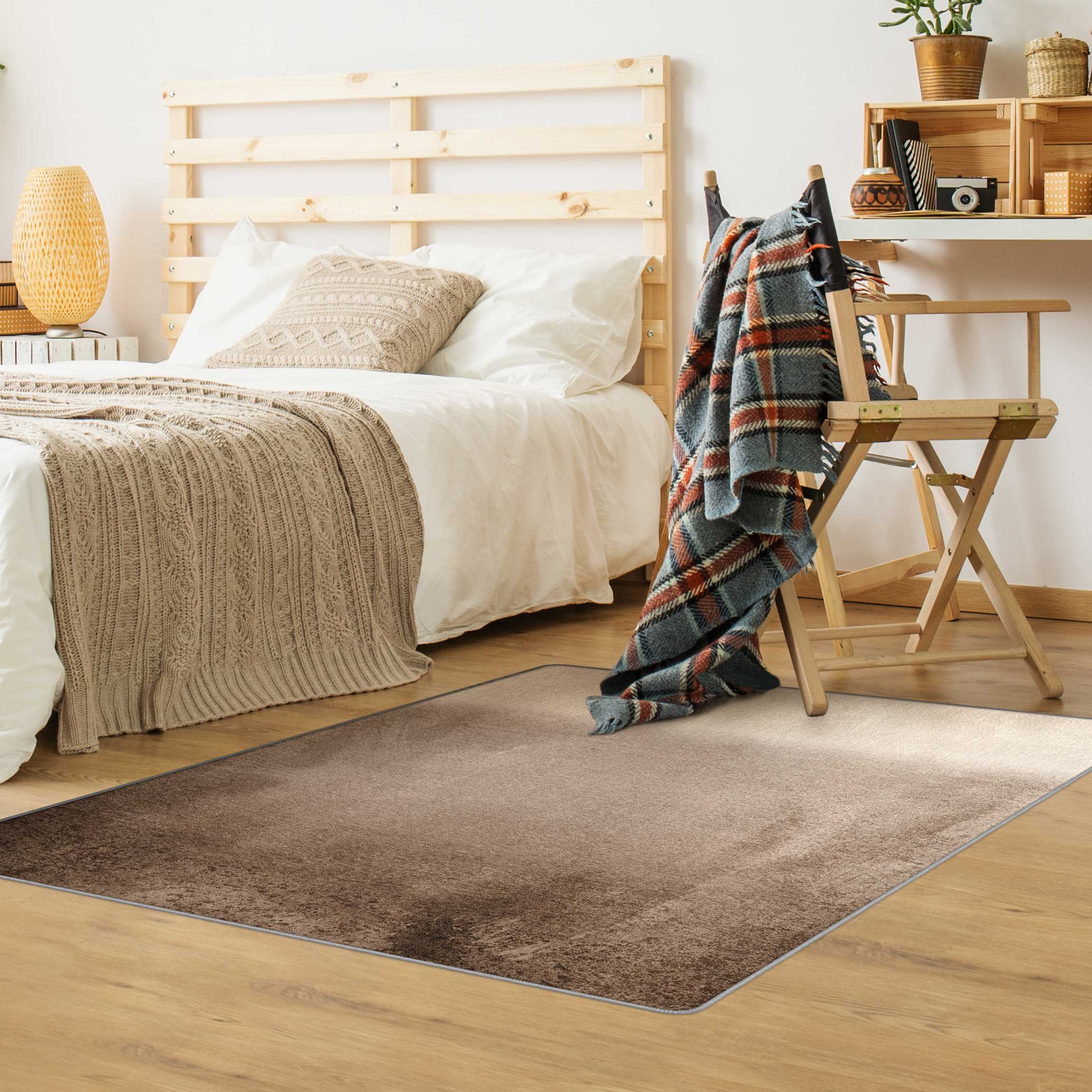 Teppich Spiel der Farben Verblassendes Sepia