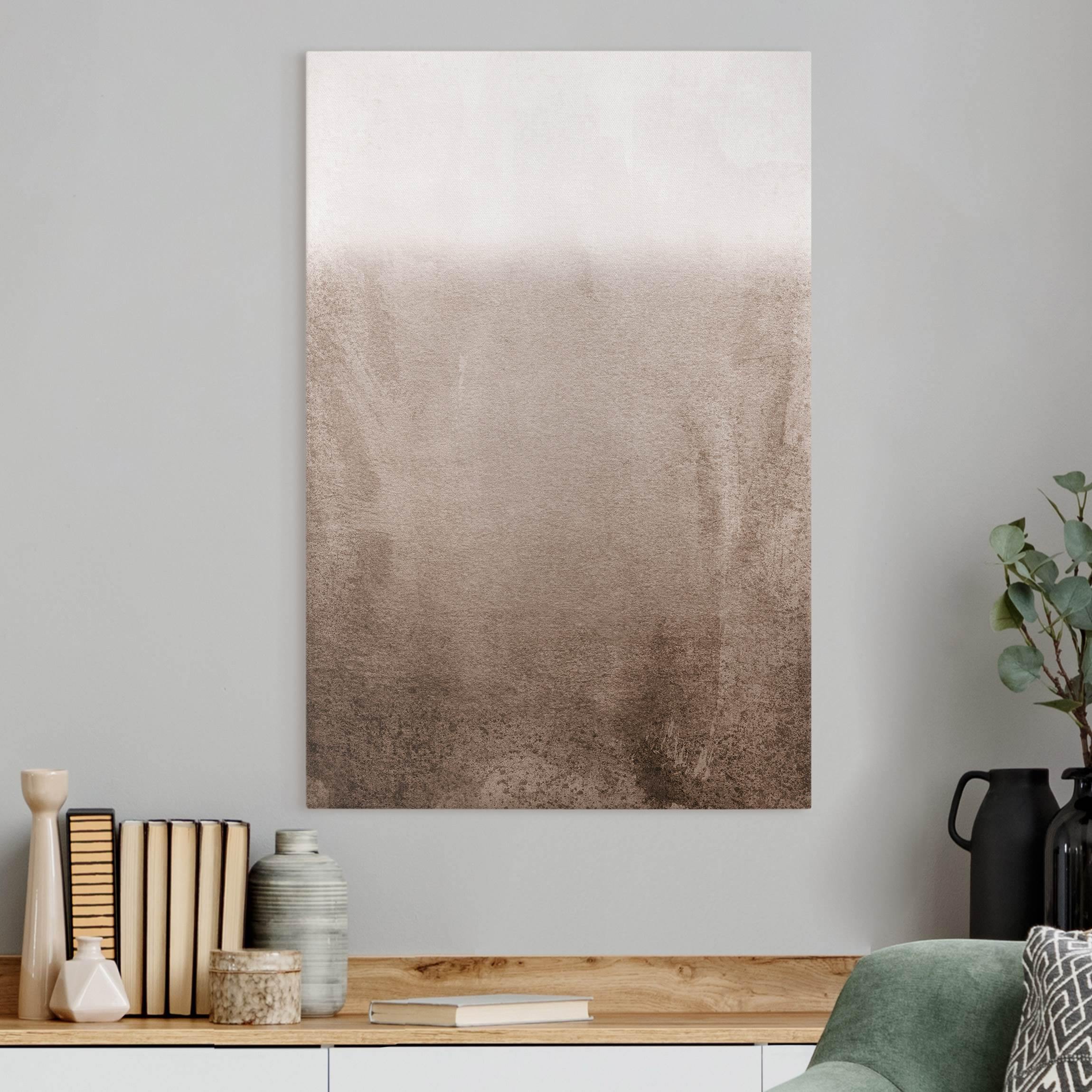 Leinwandbild Spiel der Farben Verblassendes Sepia