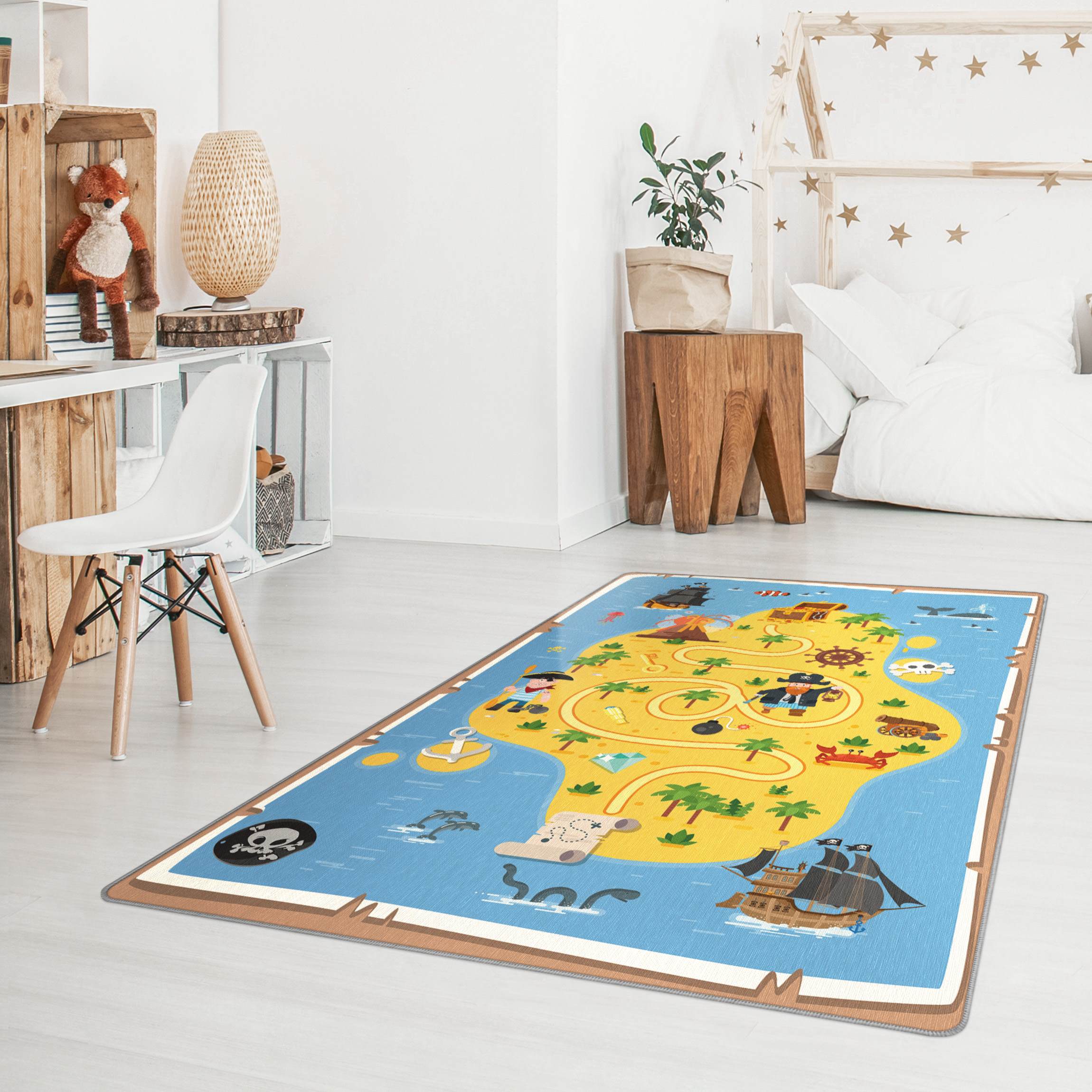 Teppich Piraten - Auf der Suche nach dem Schatz