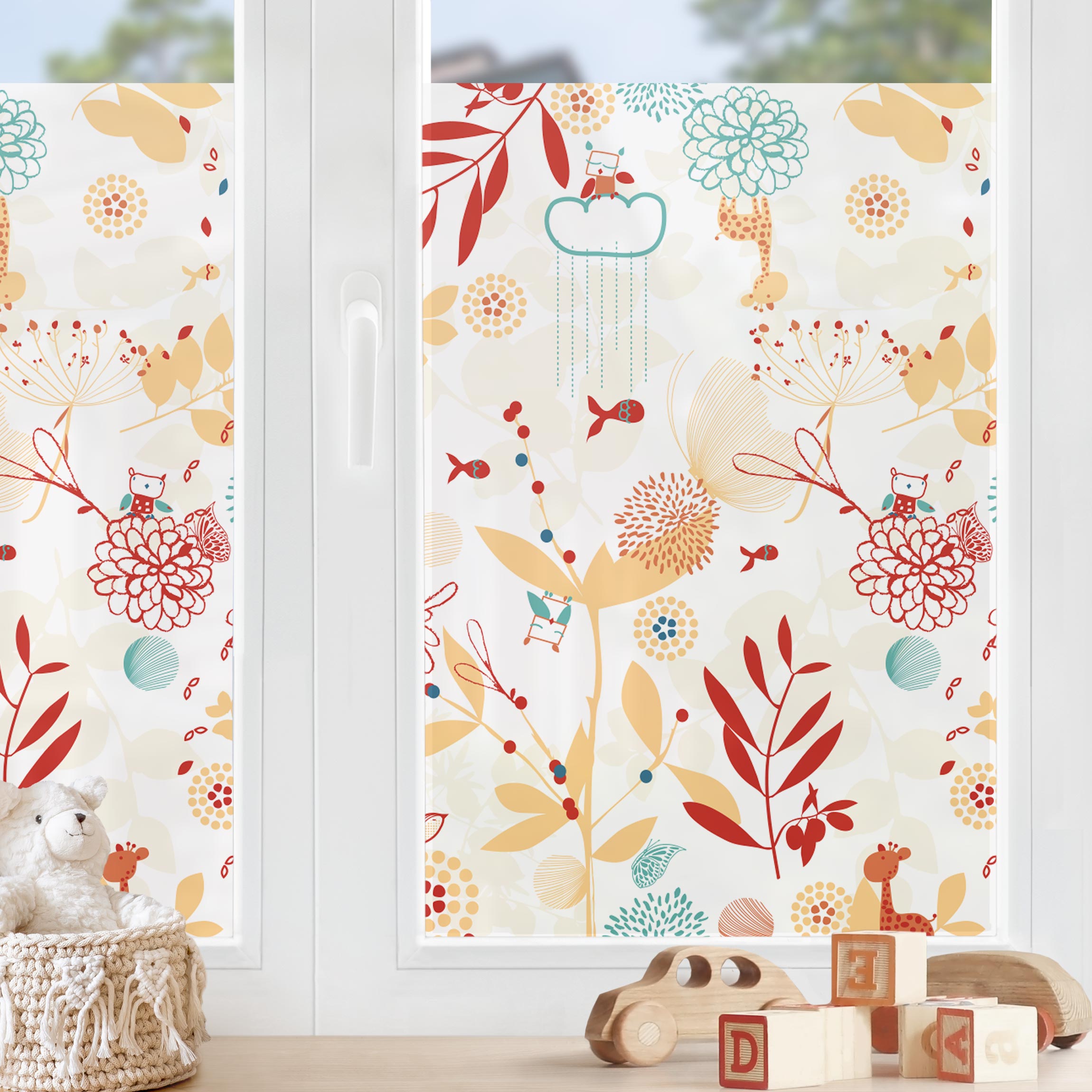 Fensterfolie Spring garden
