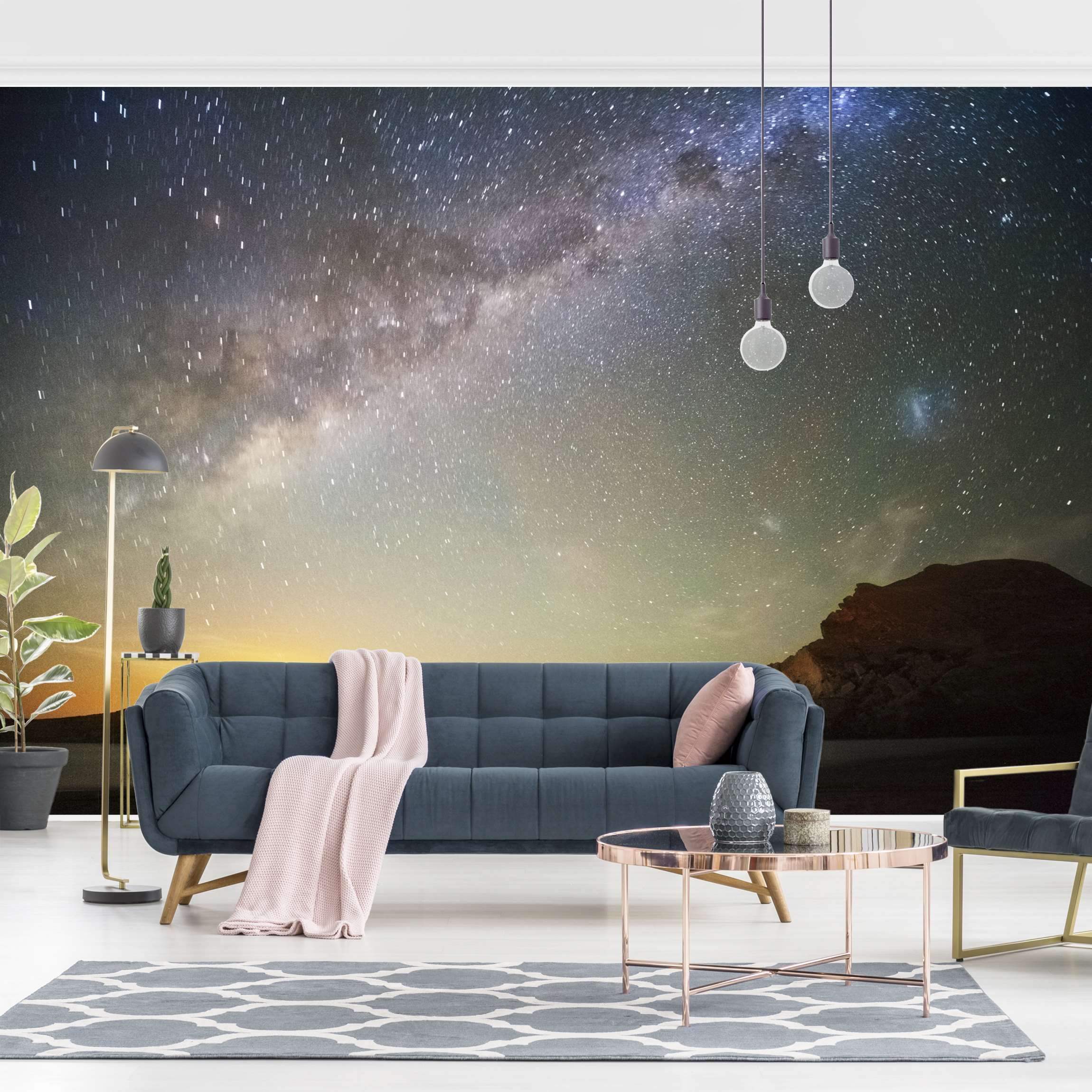 Fototapete Sternenhimmel über dem Meer