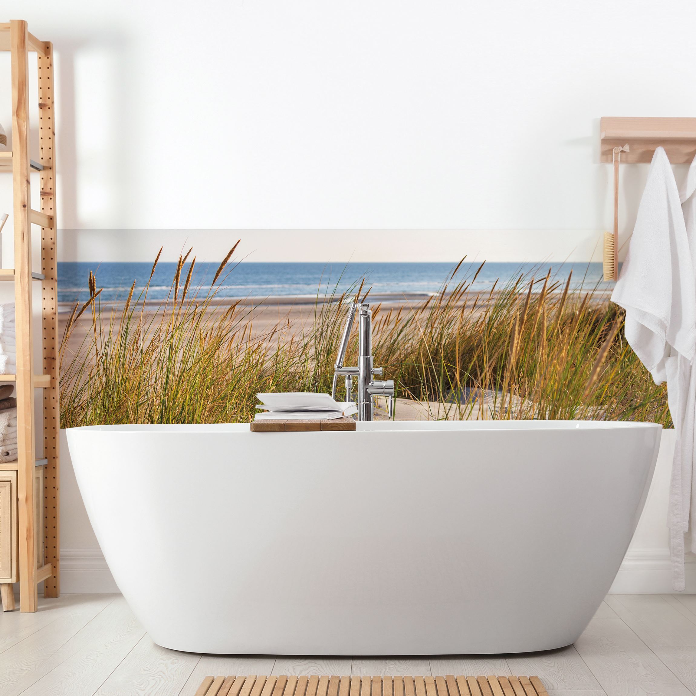 Wandverkleidung Bad Stranddüne am Meer