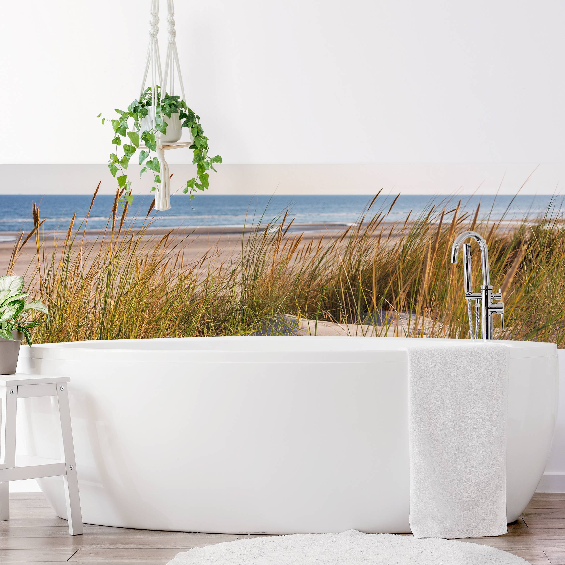 Wandverkleidung Bad Stranddüne am Meer