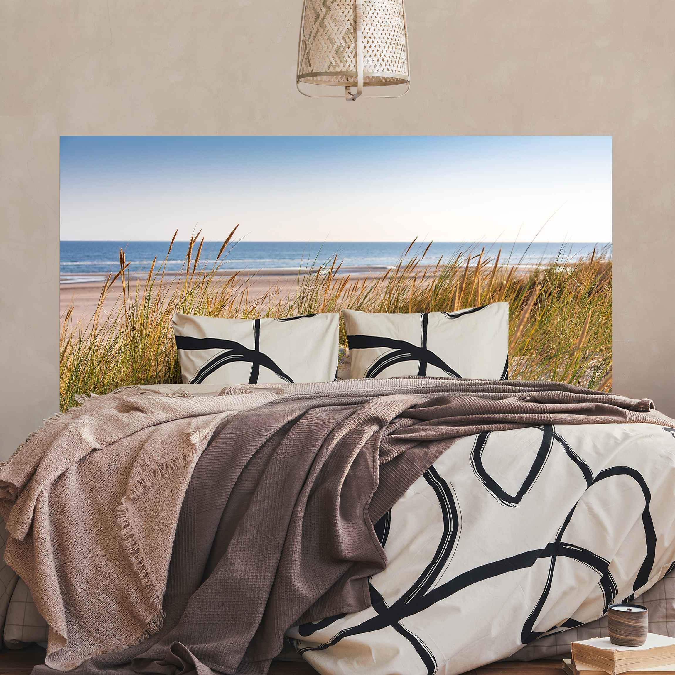 Kopfteil Bett Stranddüne am Meer