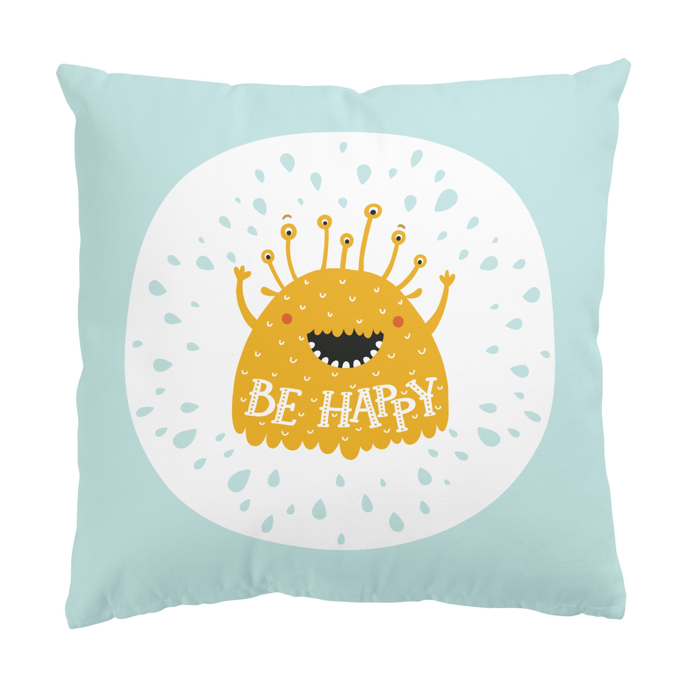 Dekokissen Süßes Monster - Be happy