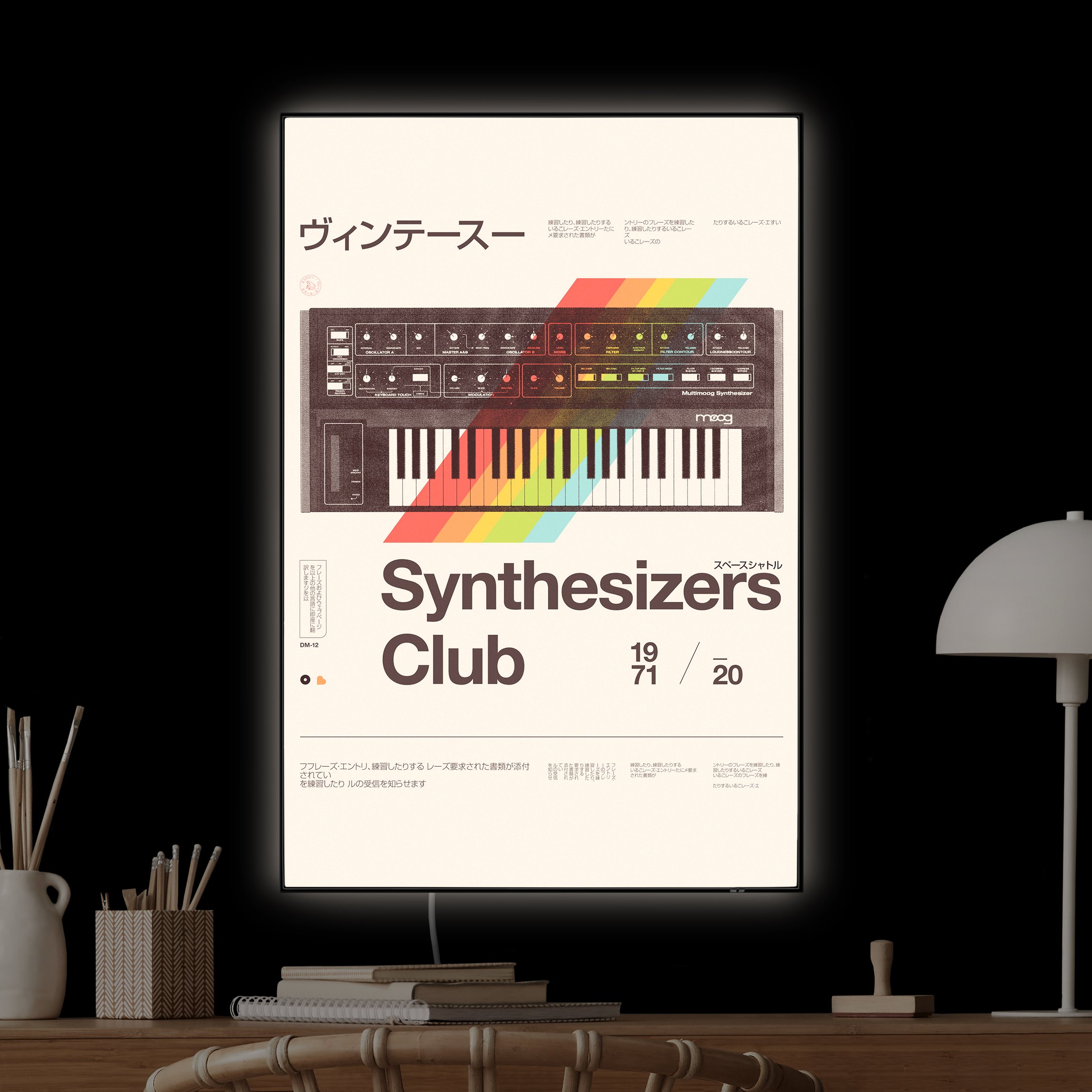 LED-Wechselbild Synthesizers - Club