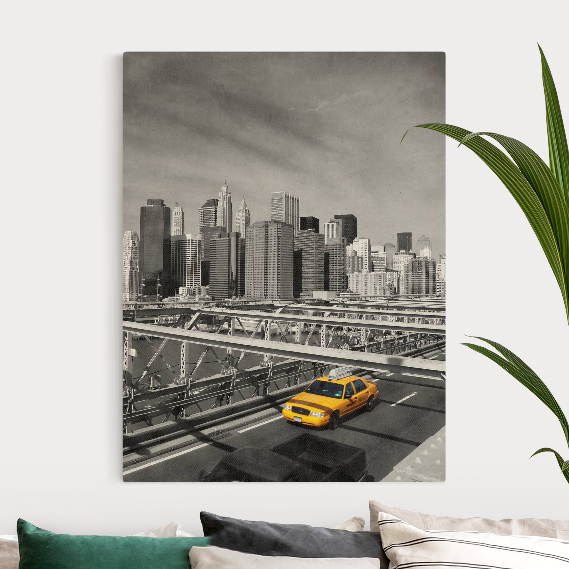 Leinwandbild auf Canvas Natural Taxitrip to the other Side