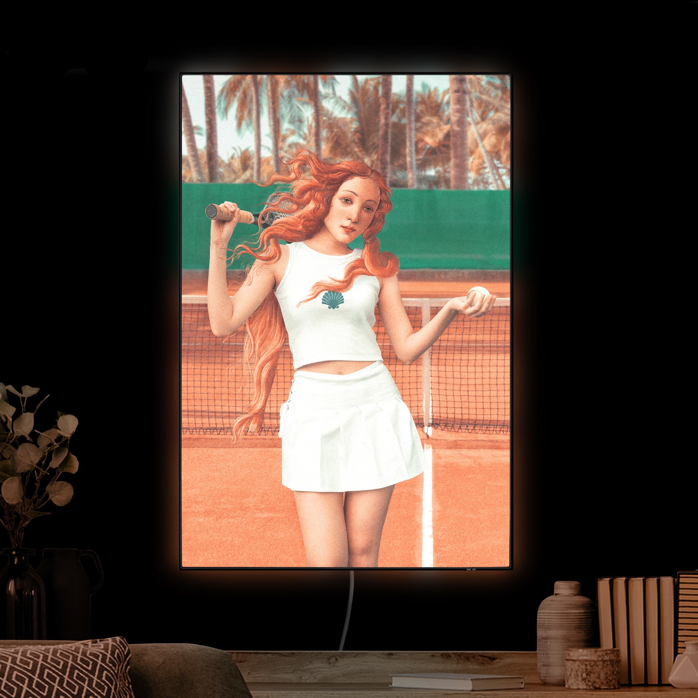 LED-Wechselbild Tennis Venus