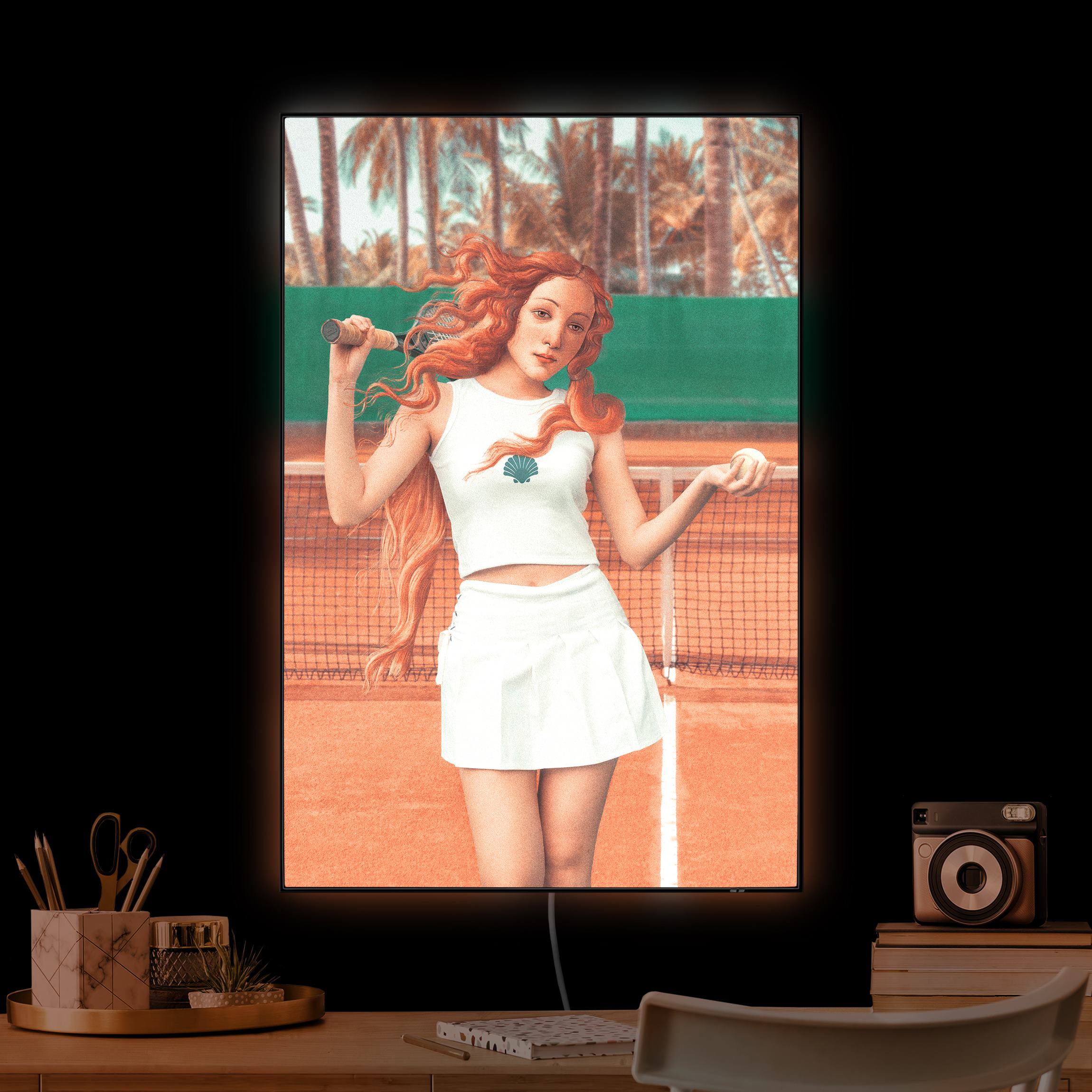 LED-Wechselbild Tennis Venus