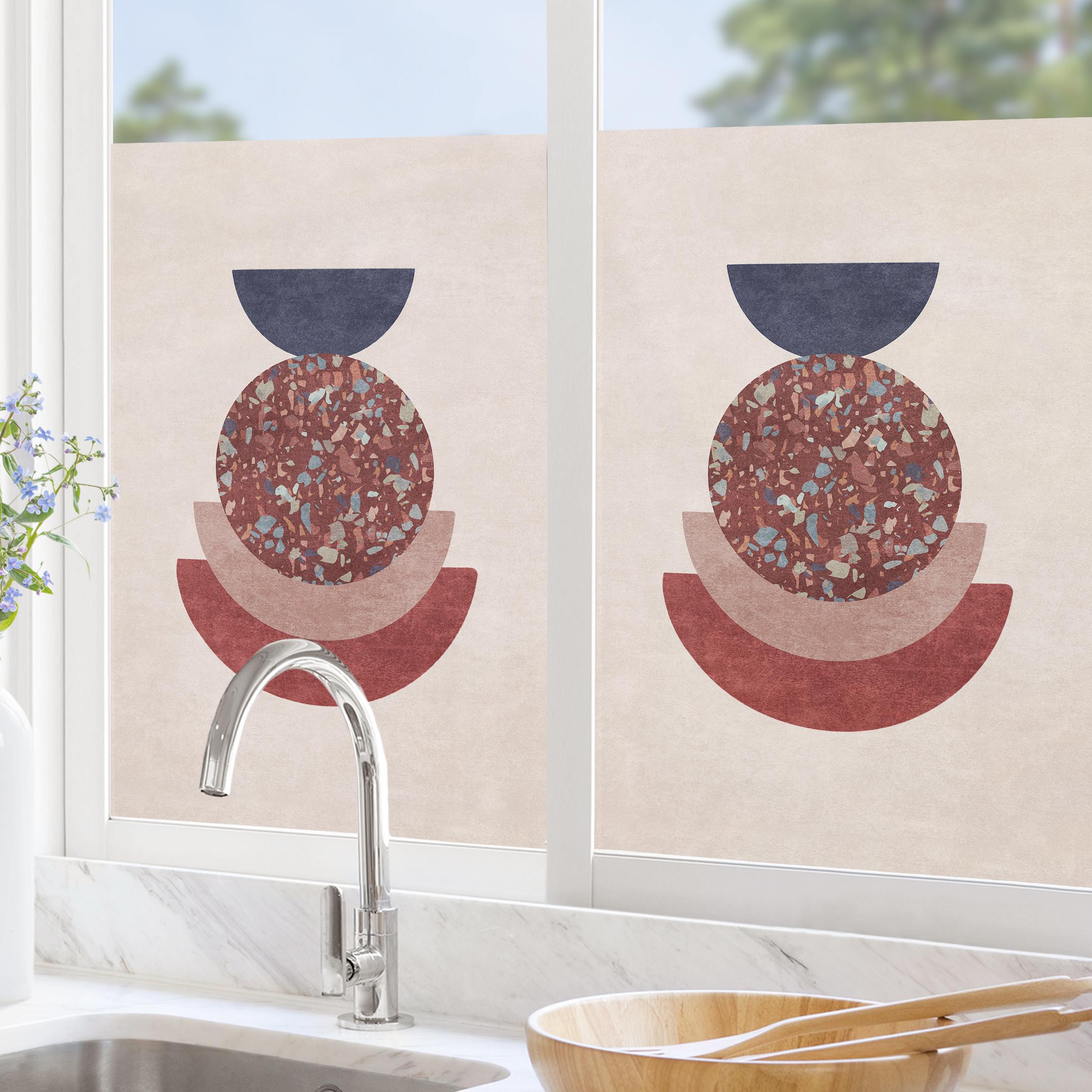 Fensterfolie Terrazzo I