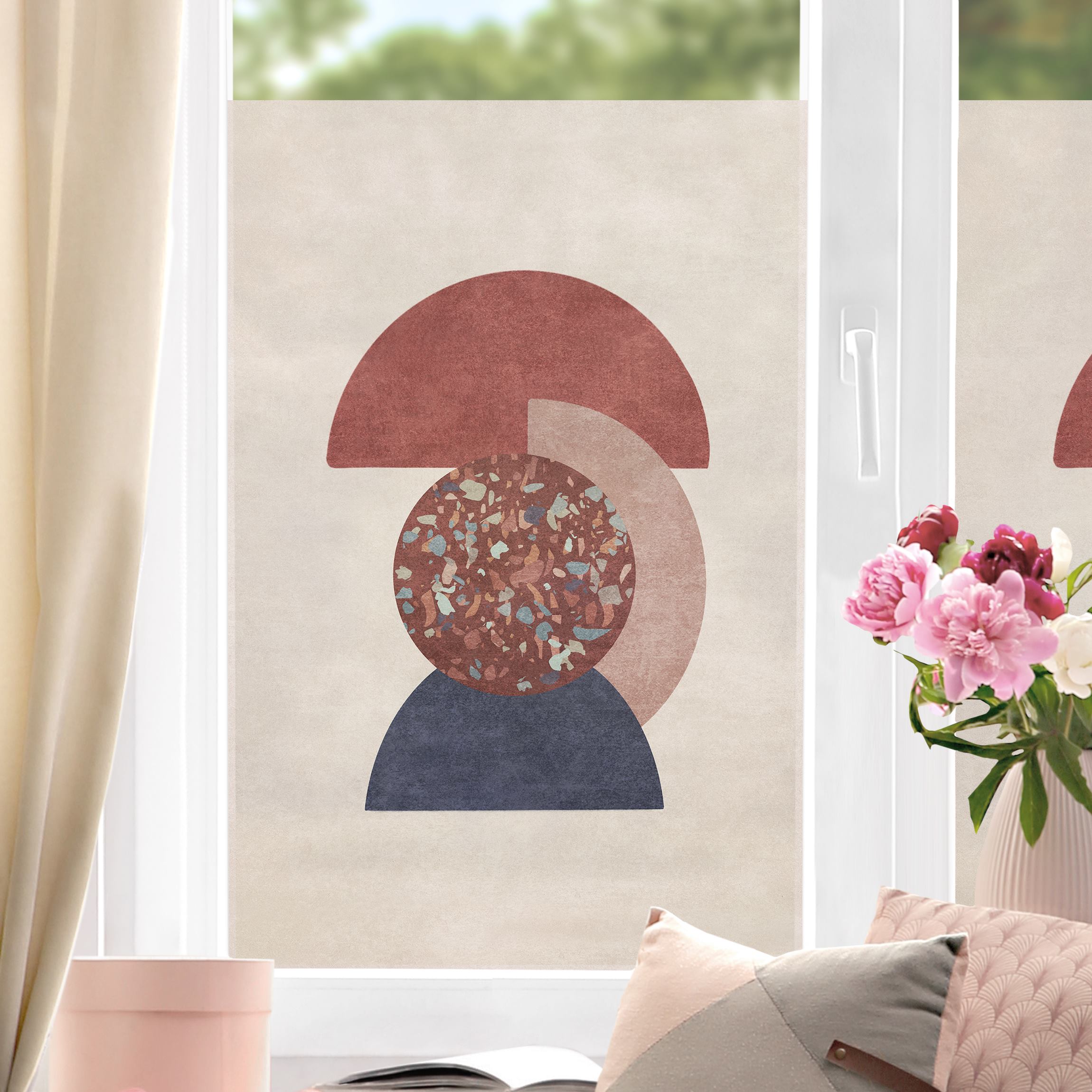 Fensterfolie Terrazzo II