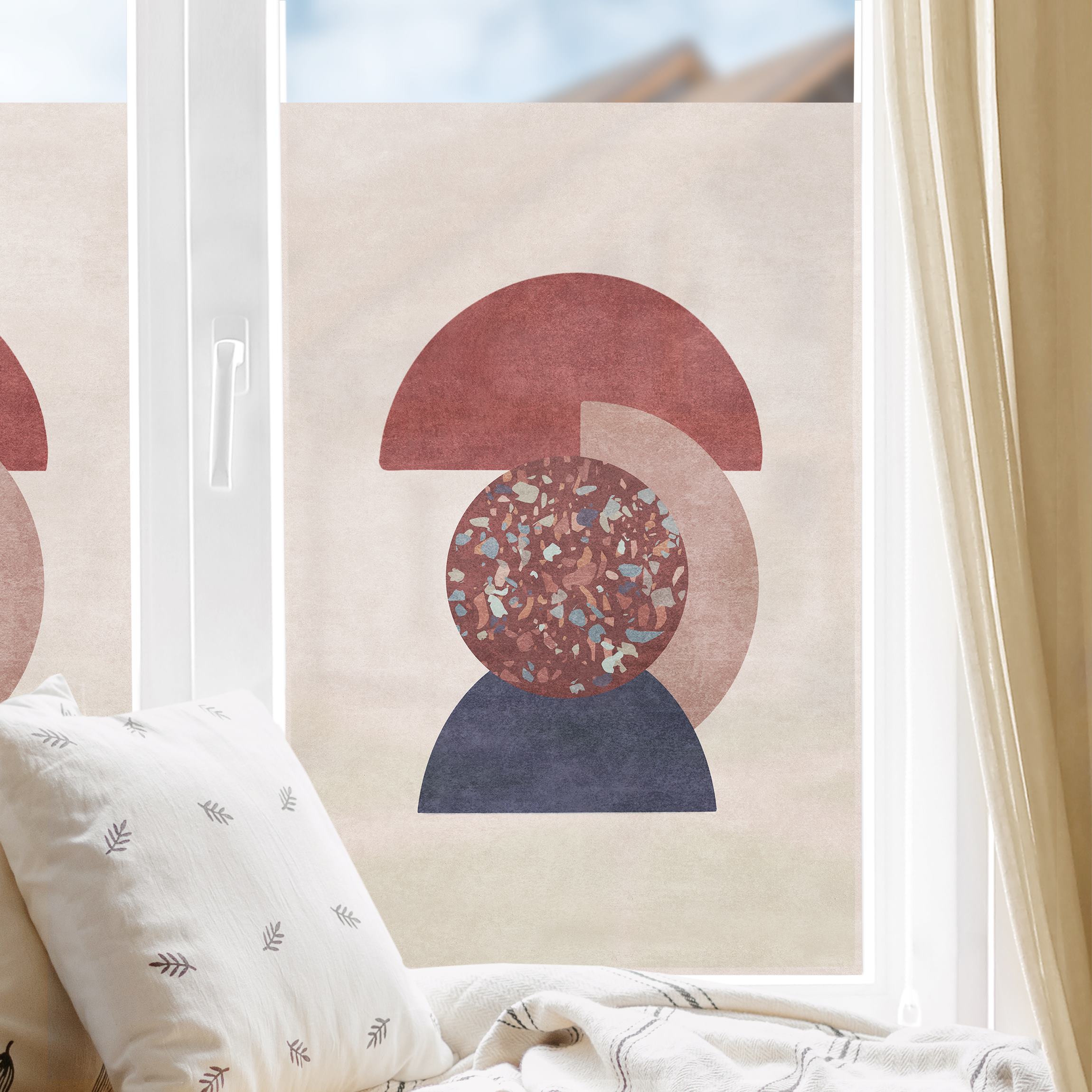 Fensterfolie Terrazzo II