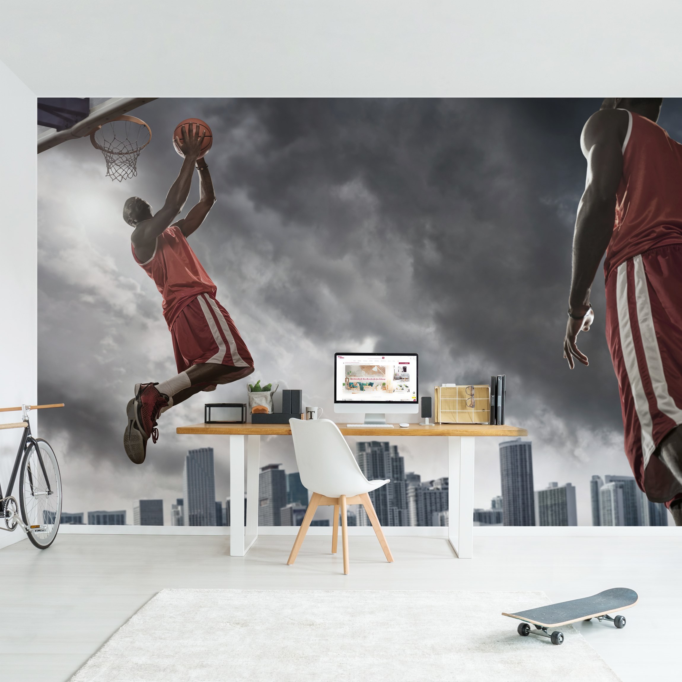 Fototapete Thunder Storm Slam Dunk