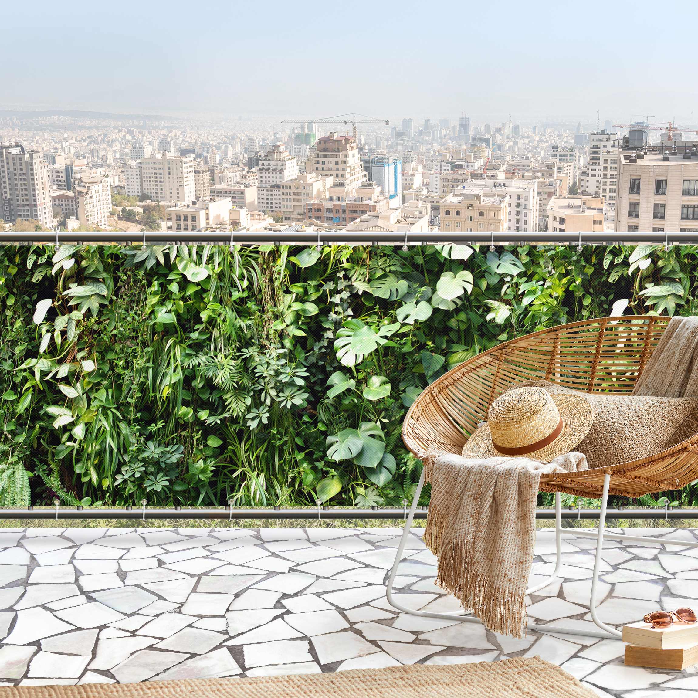 Balkon Sichtschutz Tief im Dschungel