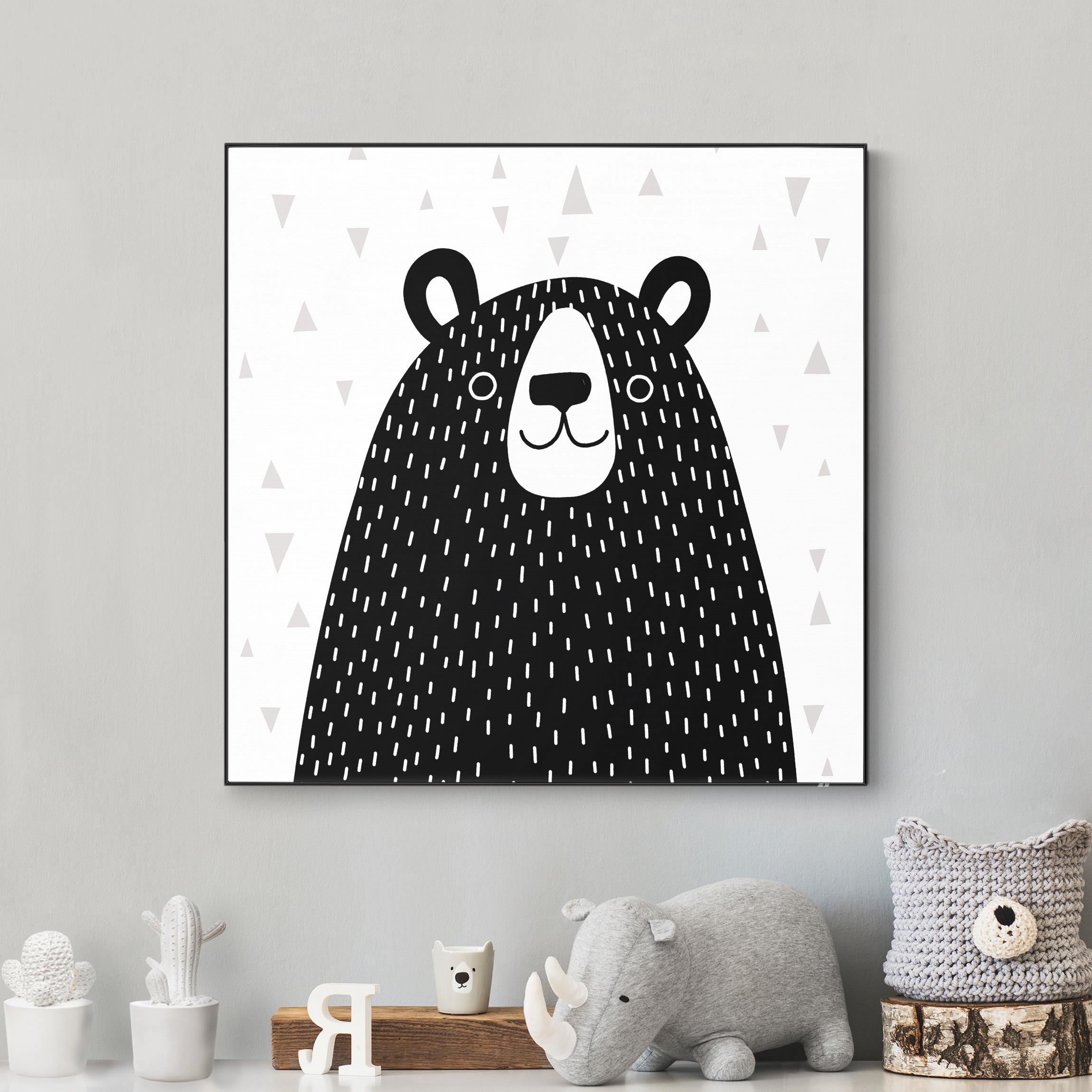 Wechselbild Tierpark mit Mustern - Bär