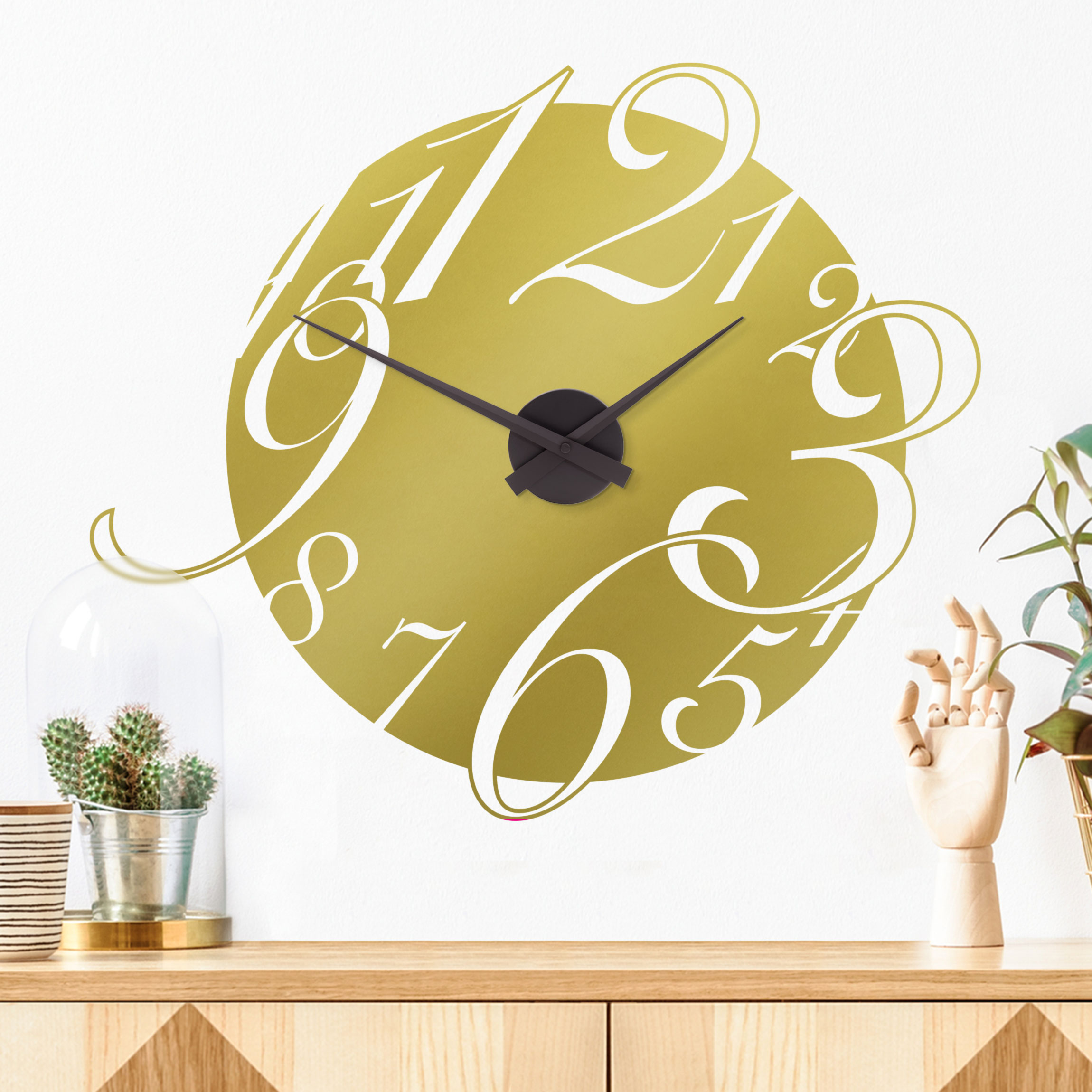 Wandtattoo Uhr