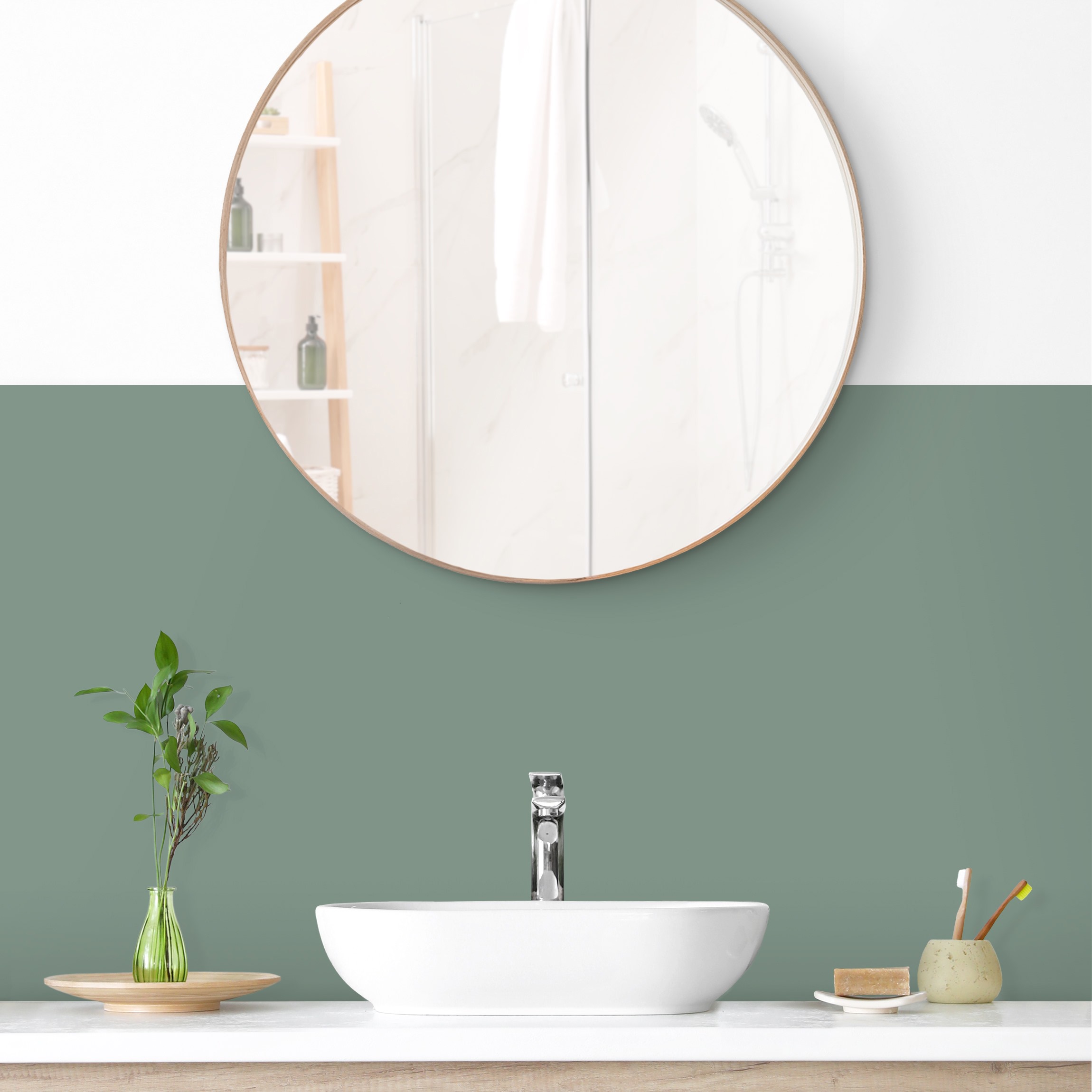 Wandverkleidung Bad Unique Eucalyptus