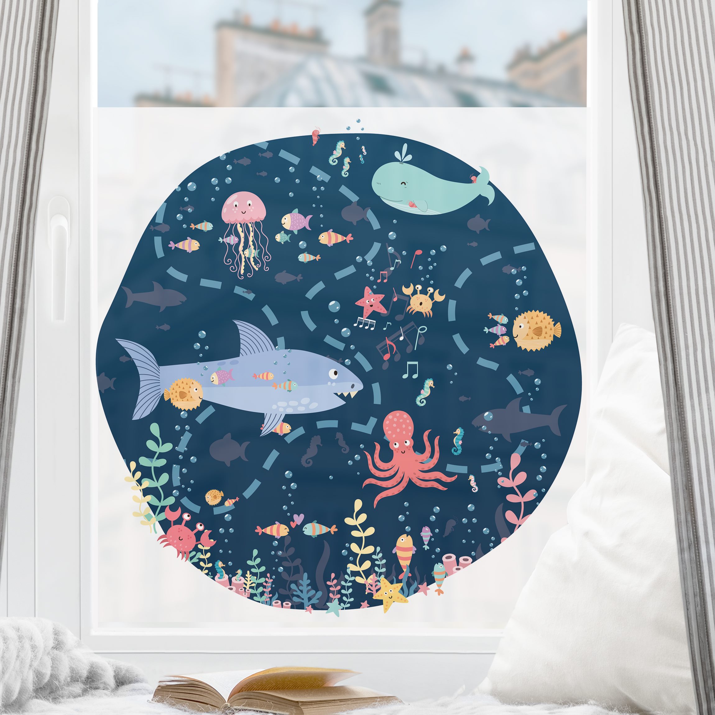 Fensterfolie Unterwasser - Auf Entdeckungstour