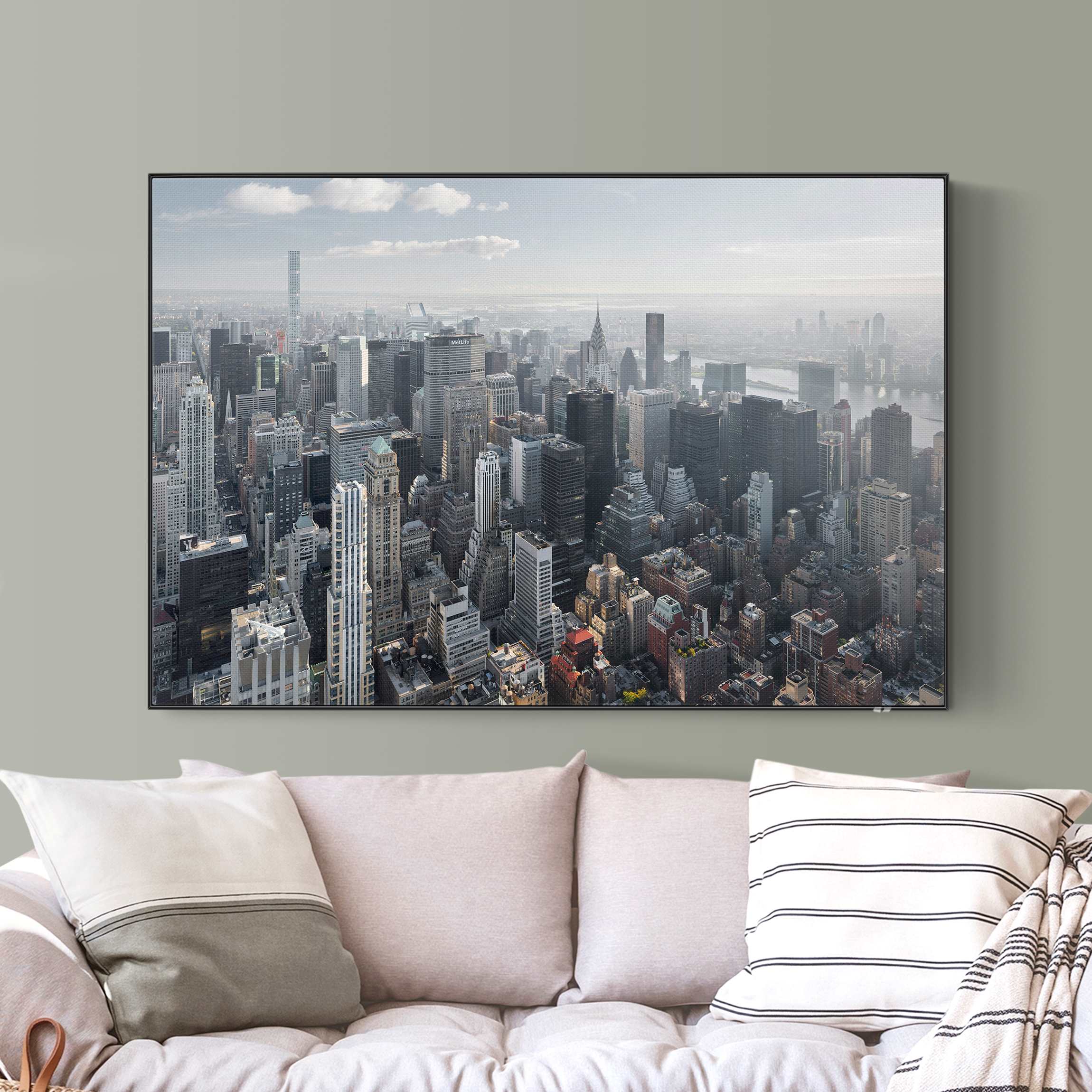 Akustik-Wechselbild Upper Manhattan New York City