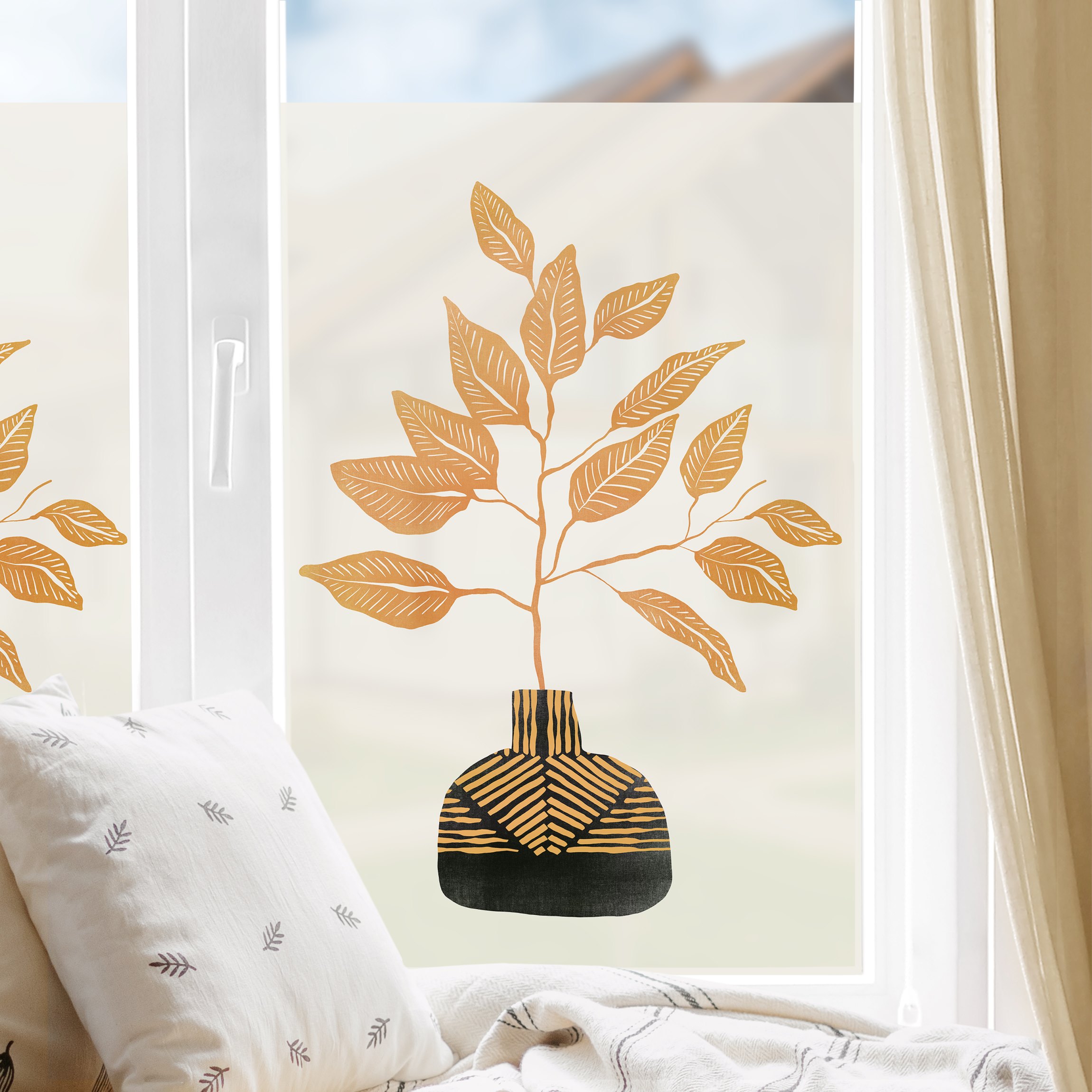 Fensterfolie Vase IV