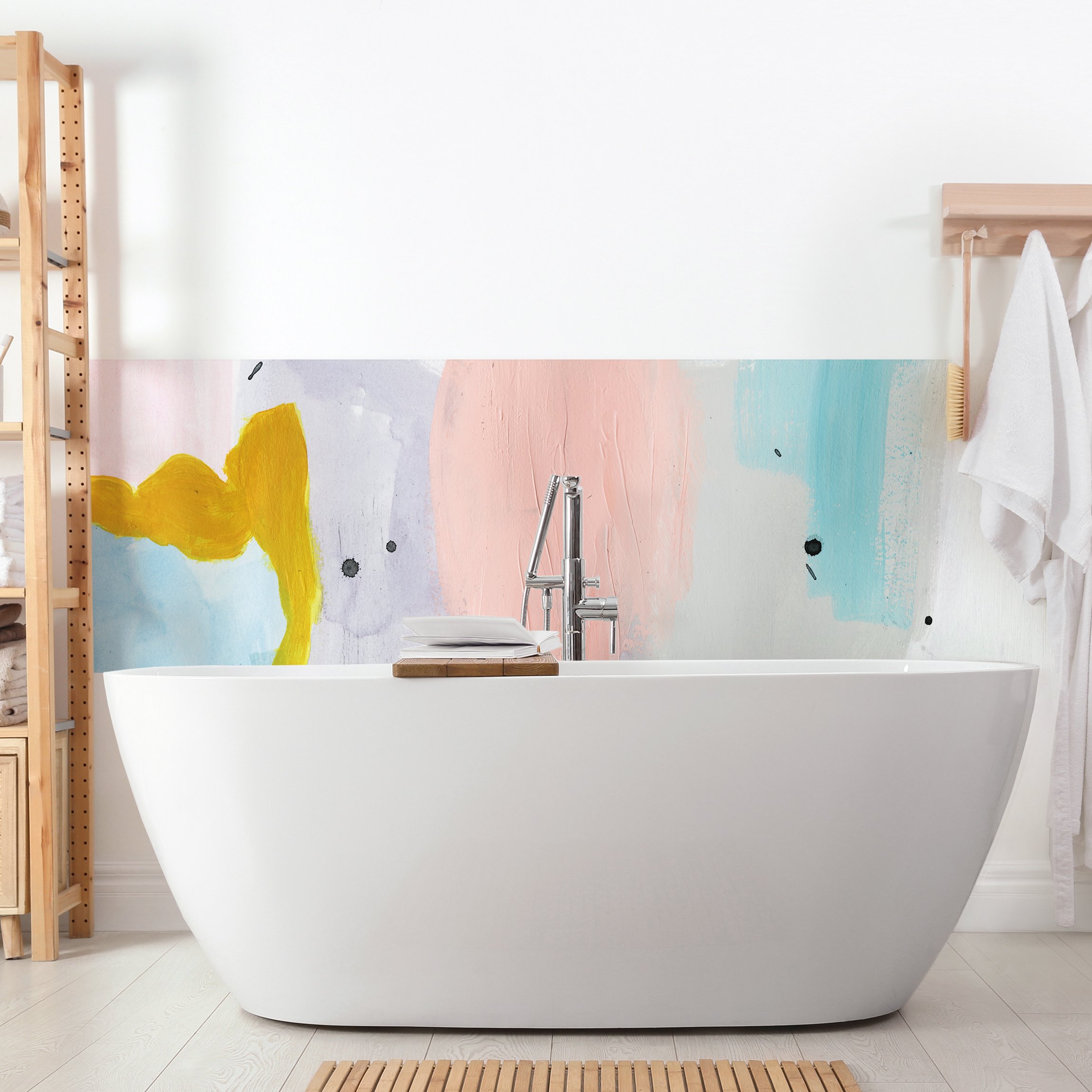 Wandverkleidung Bad Verschwommener Tagesanbruch IV