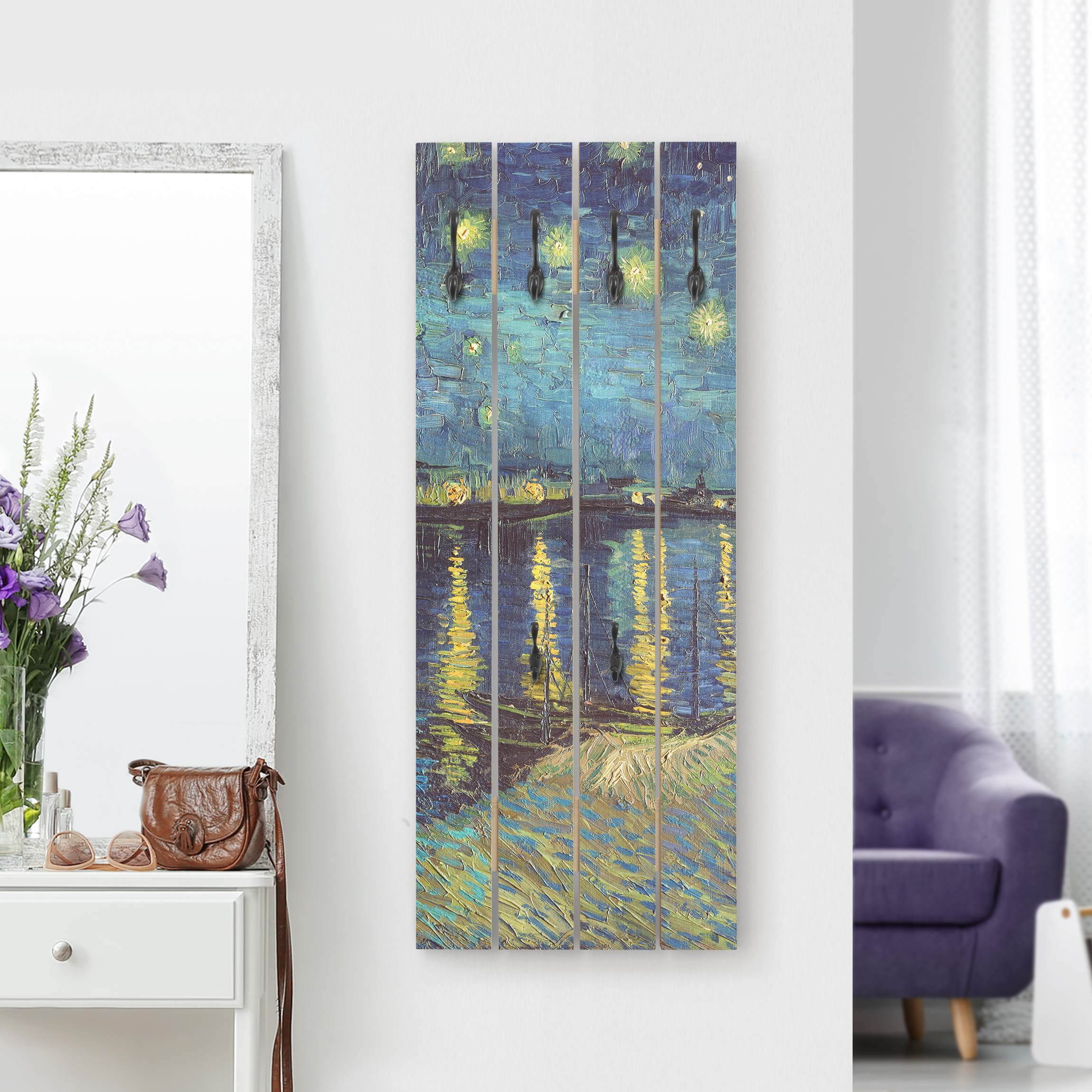 Wandgarderobe Vincent van Gogh - Sternennacht über der Rhône