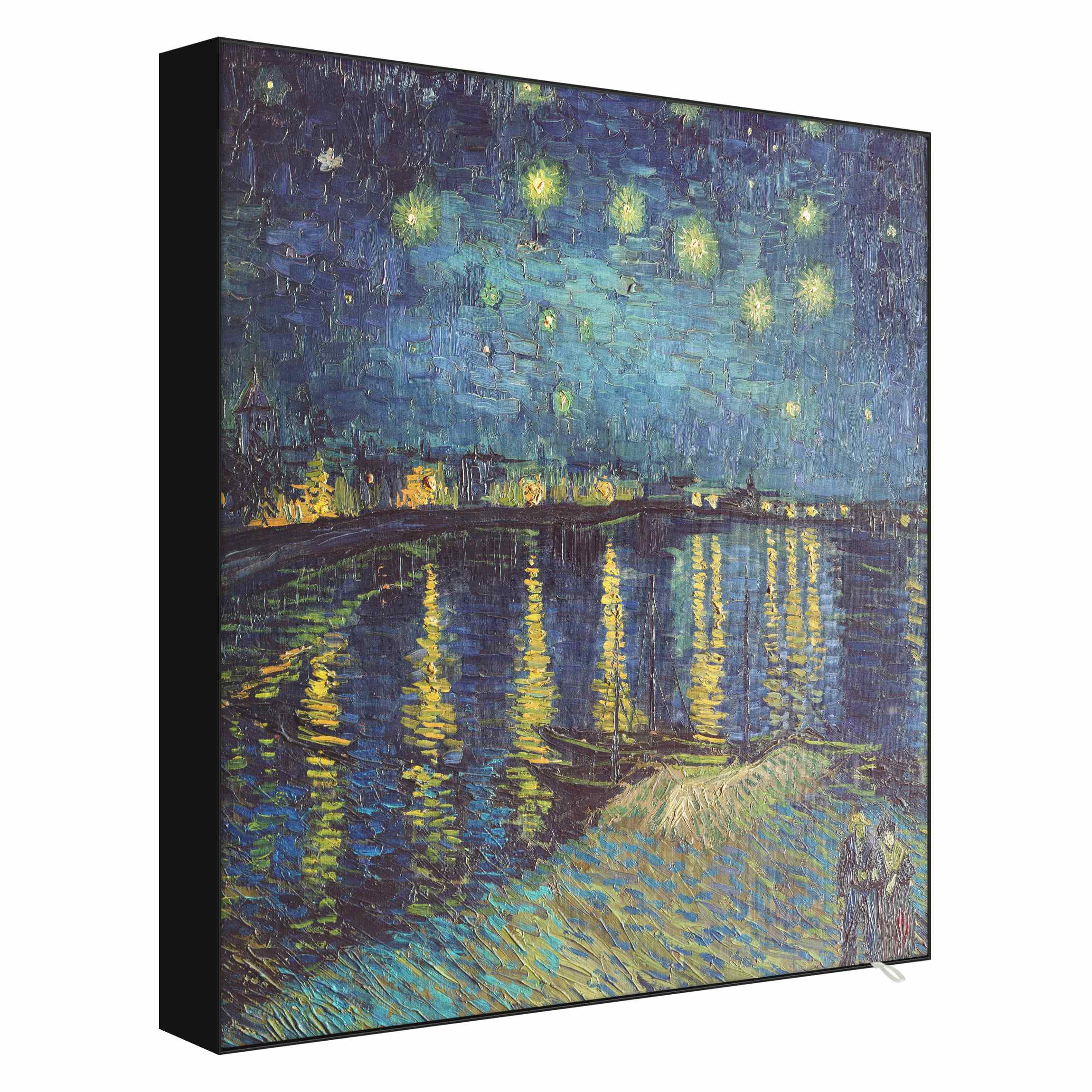 Wechselbild Vincent van Gogh - Sternennacht über der Rhône