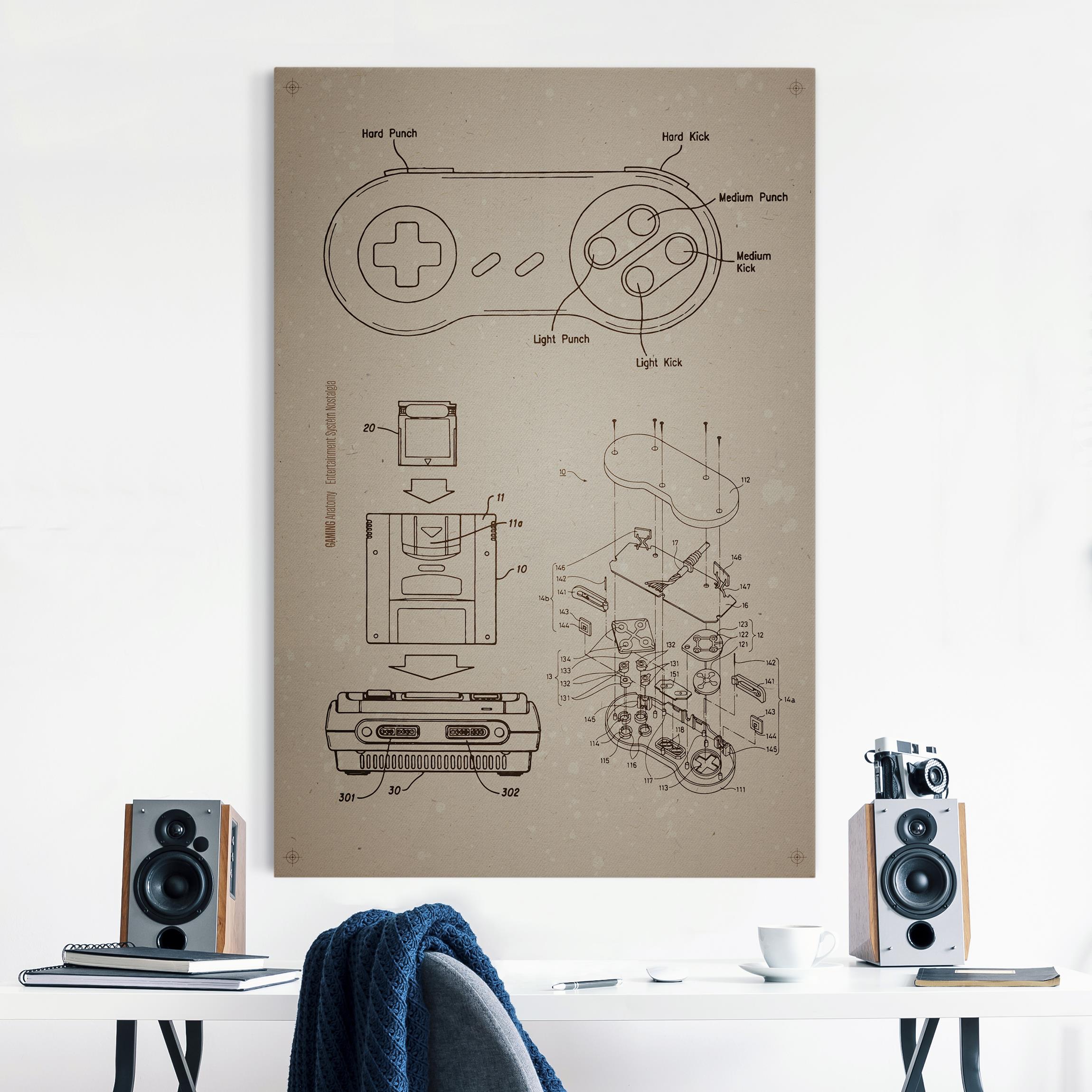 Akustikbild Vintage Anleitung Gaming II