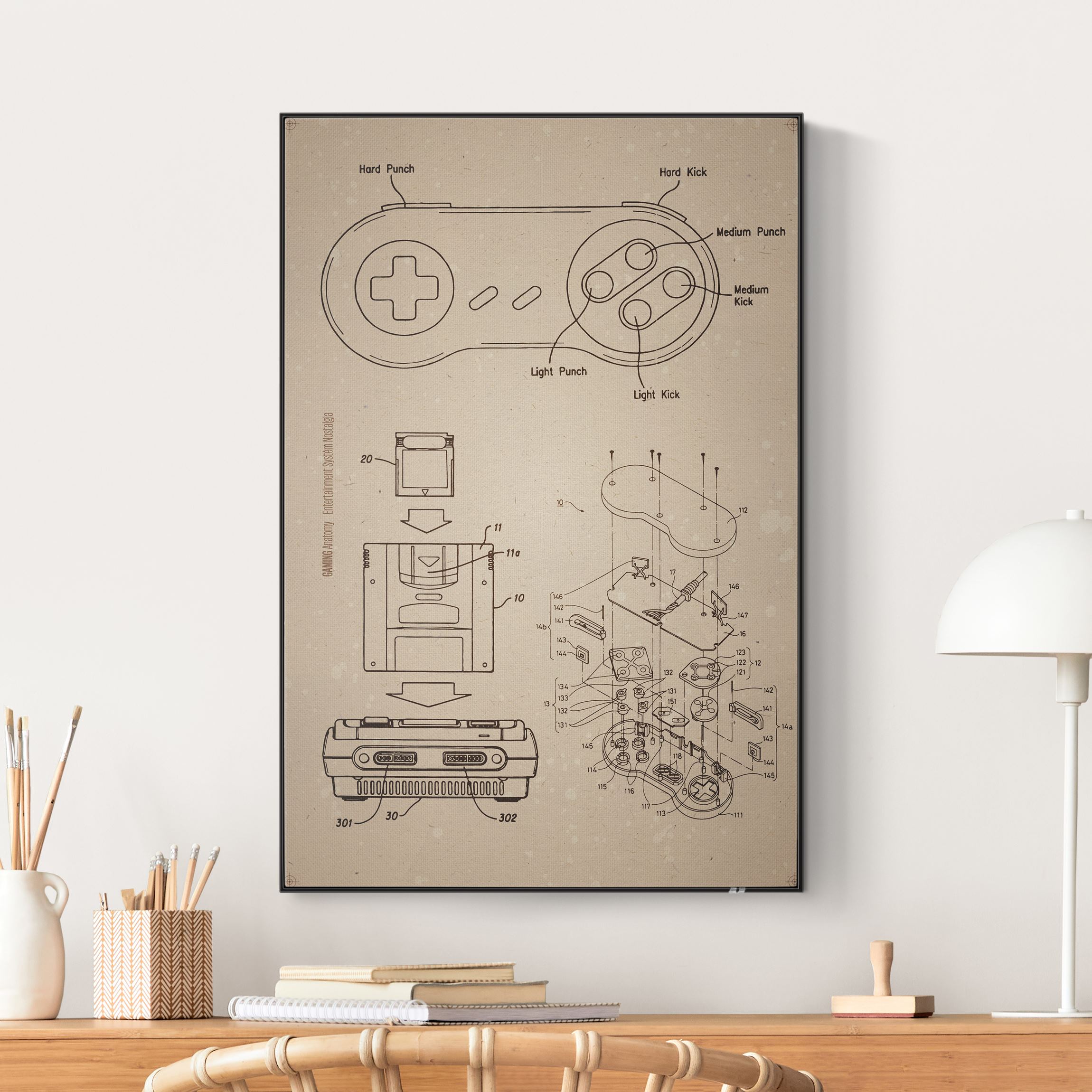 Akustik-Wechselbild Vintage Anleitung Gaming II