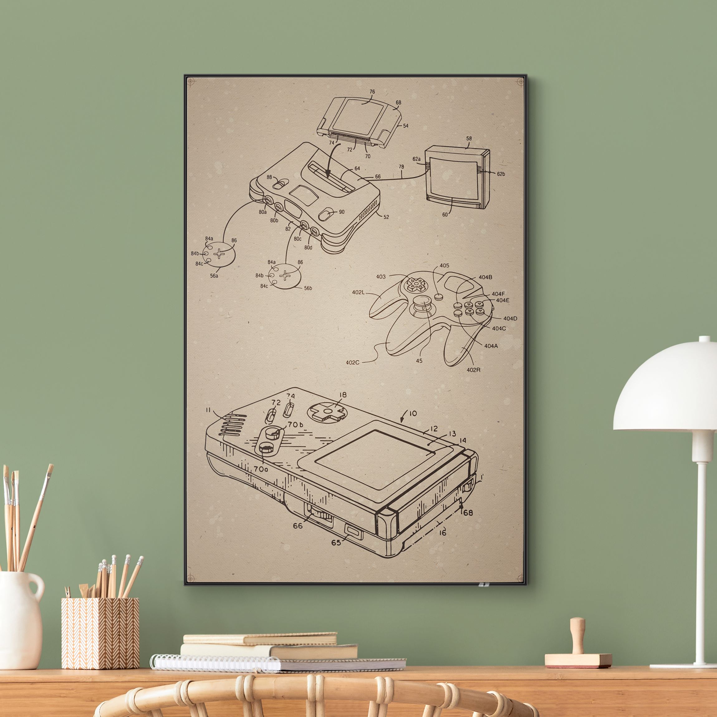 Wechselbild Vintage Anleitung Gaming III