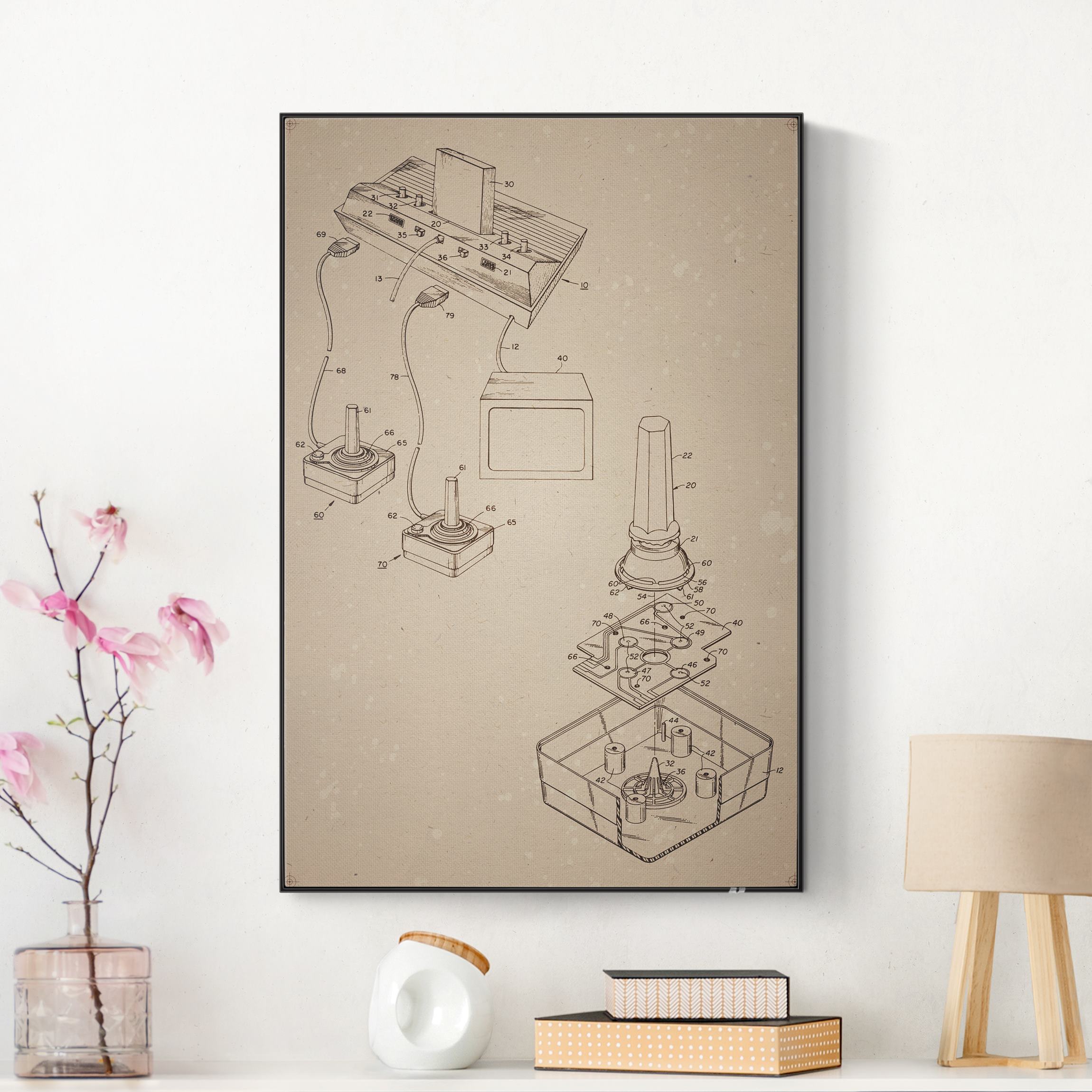 Akustik-Wechselbild Vintage Anleitung Gaming