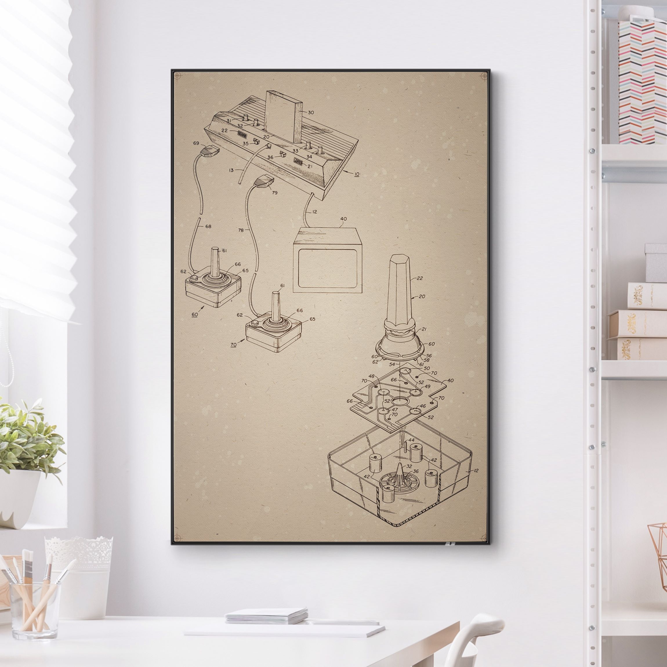 Wechselbild Vintage Anleitung Gaming