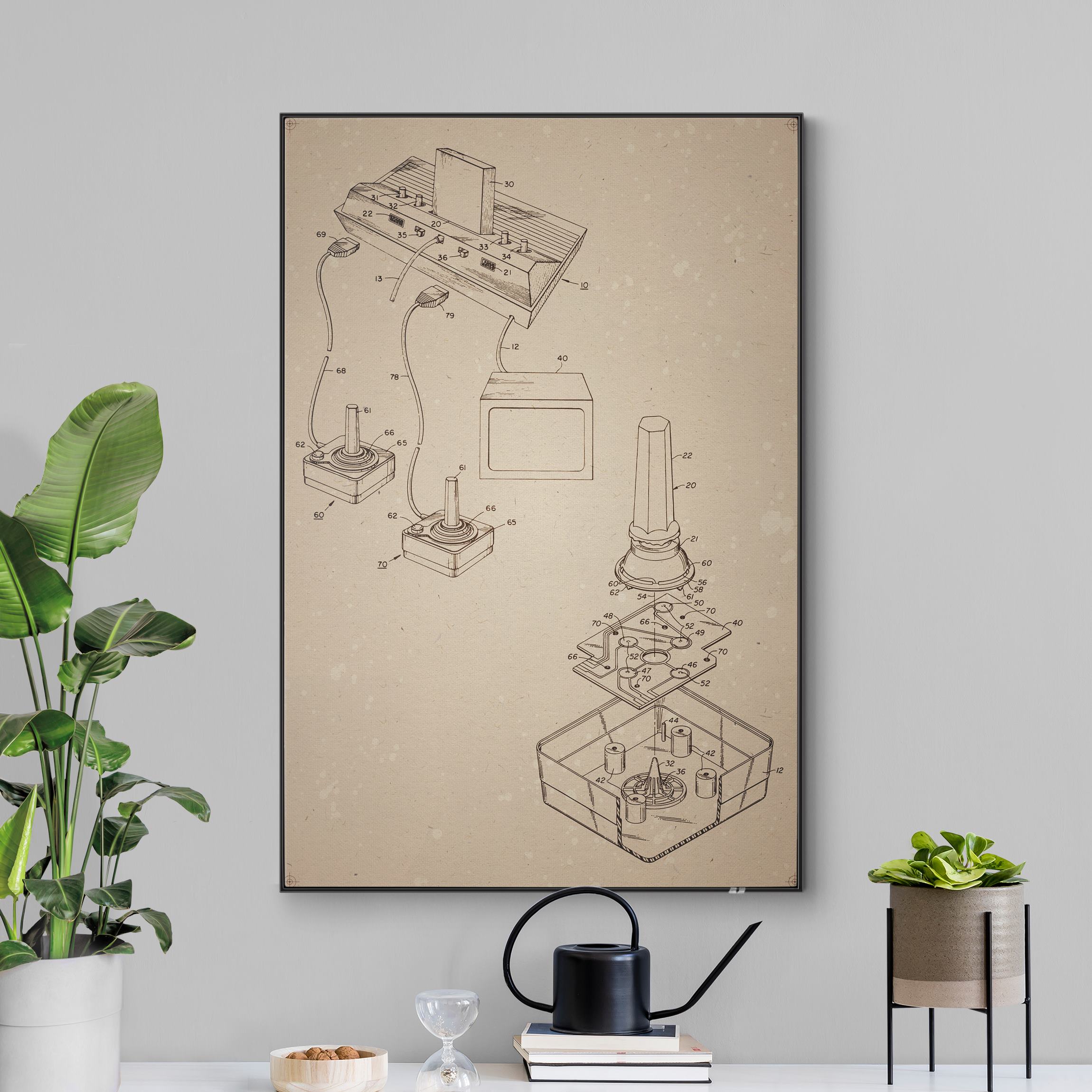 Wechselbild Vintage Anleitung Gaming