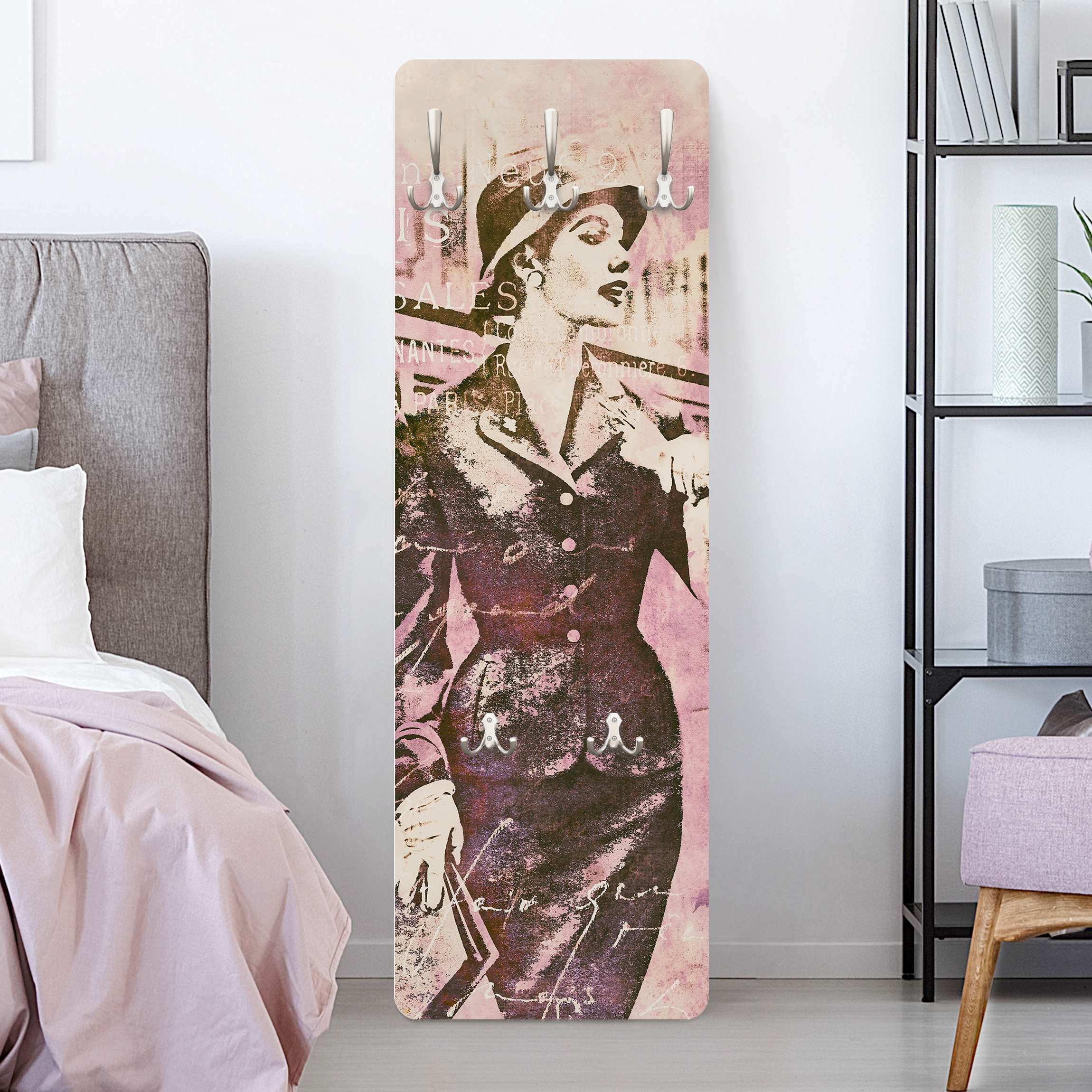 Wandgarderobe Vintage Collage - Pariserin