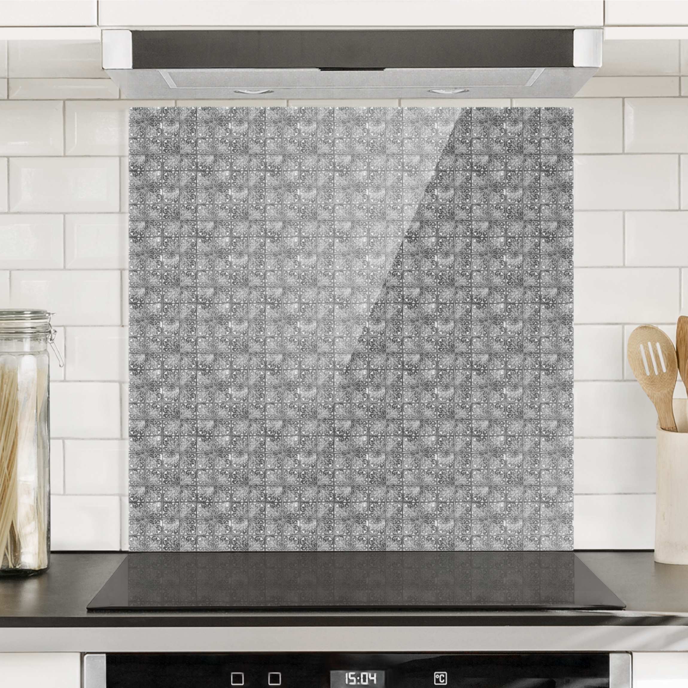 Spritzschutz Vintage Muster Spanische Fliesen