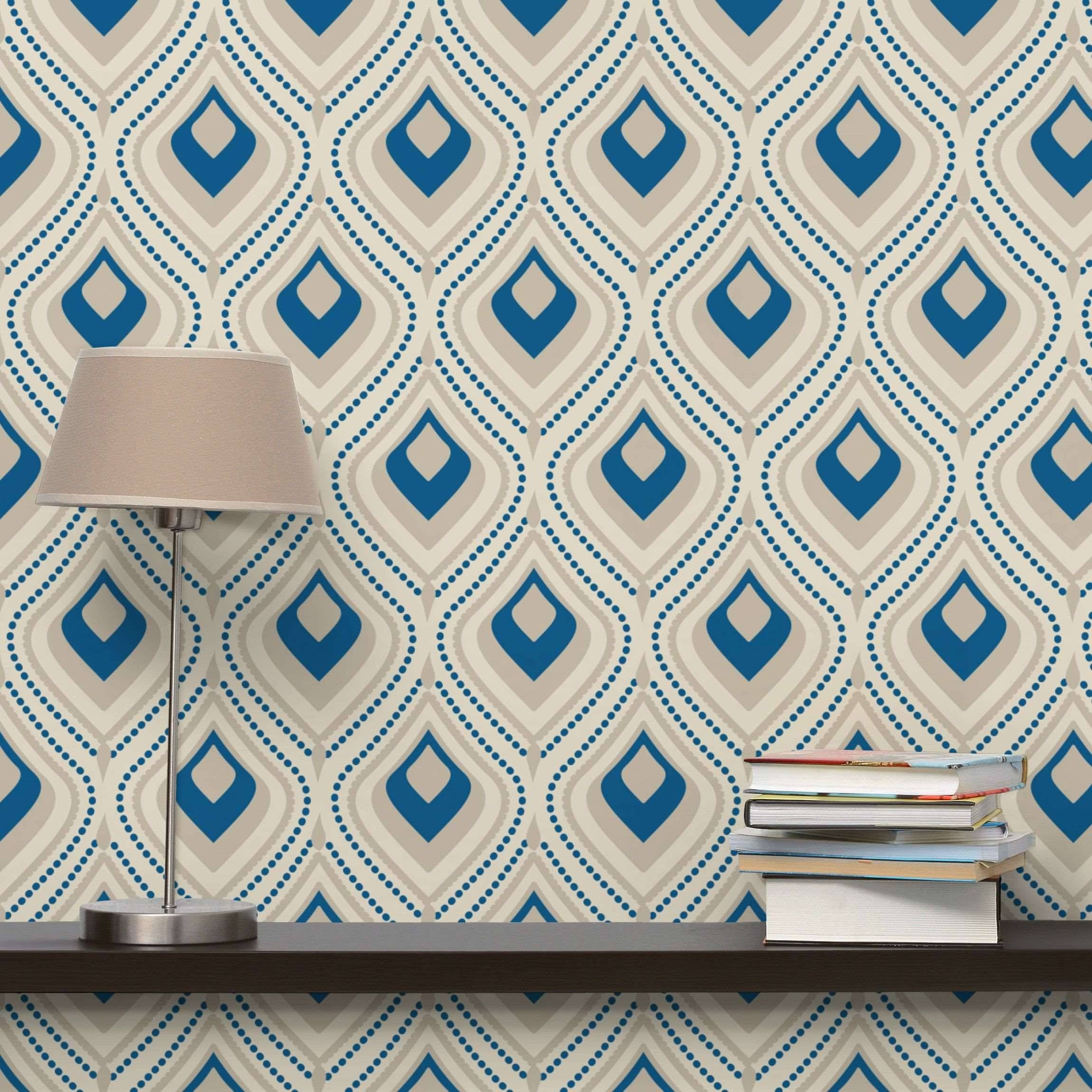 Mustertapete Vintage Ornament