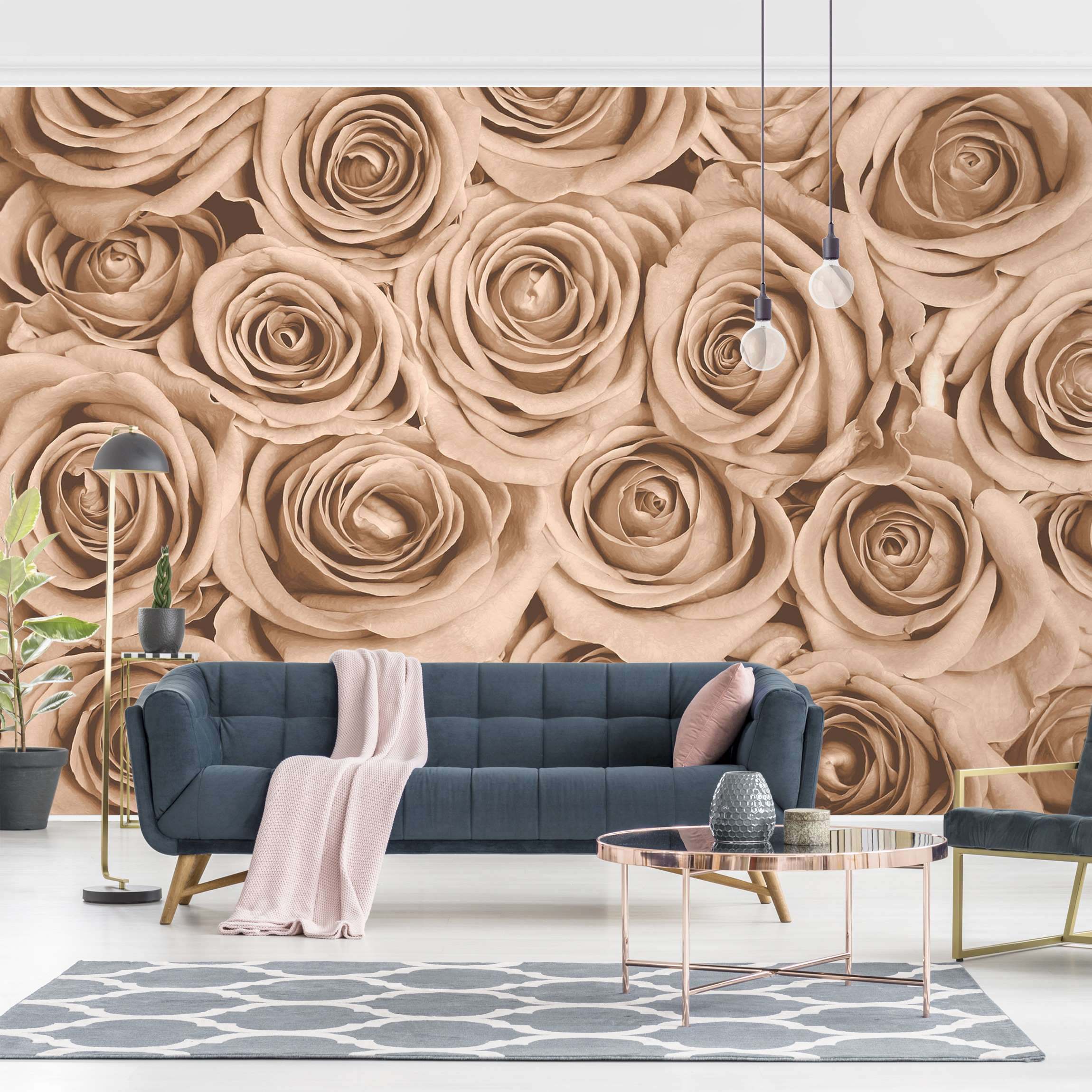 Fototapete Vintage Rosen