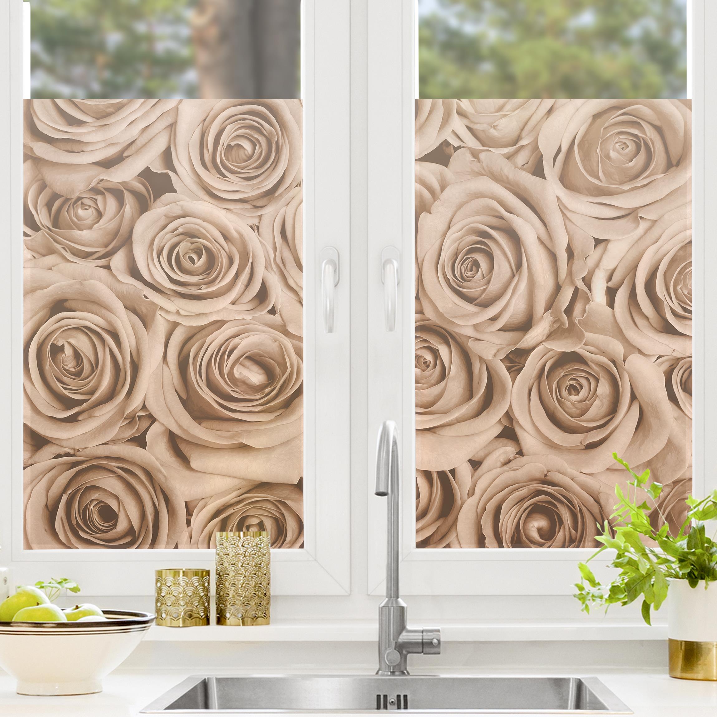 Fensterfolie Vintage Rosen