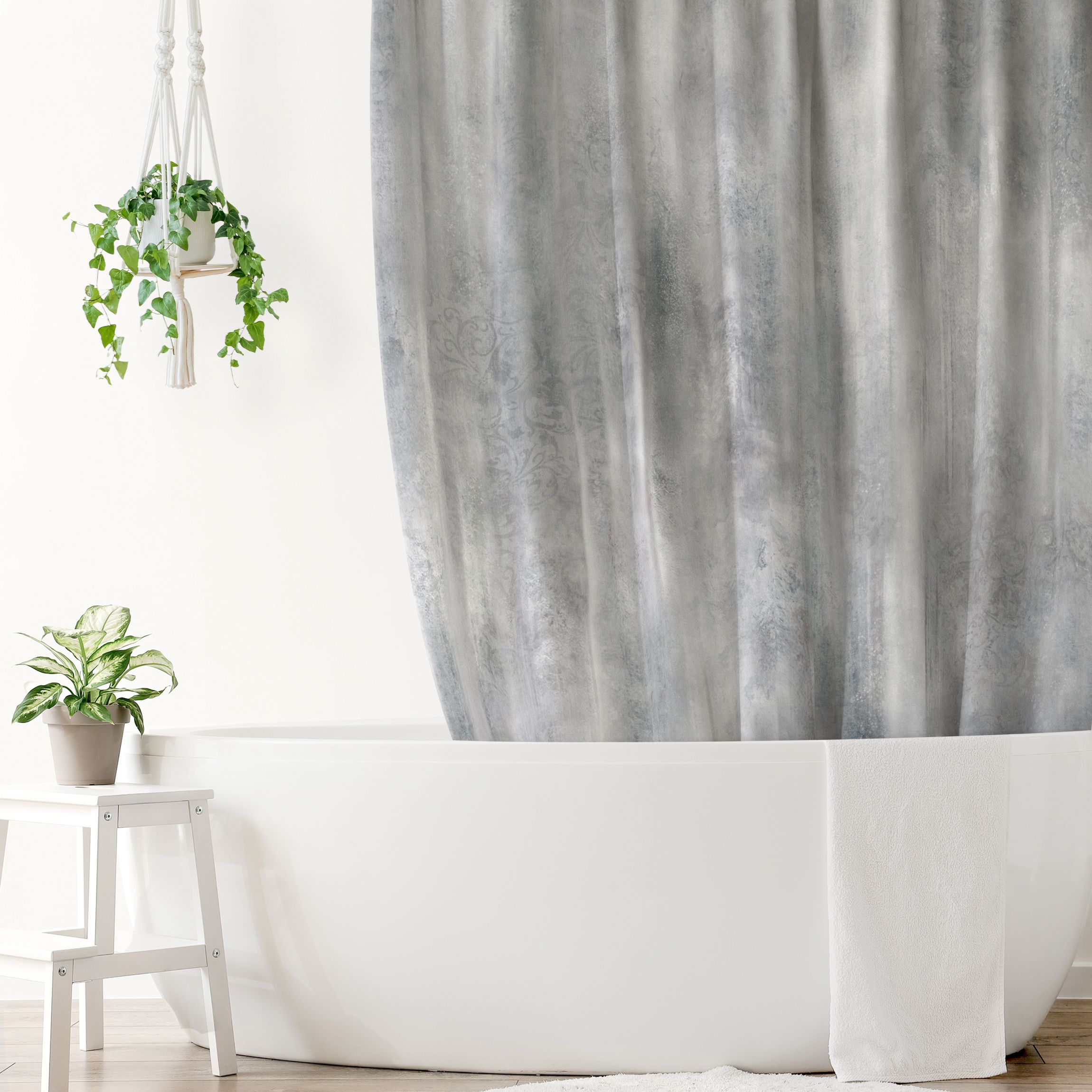Duschvorhang Vintage Strukturen mit Ornamenten