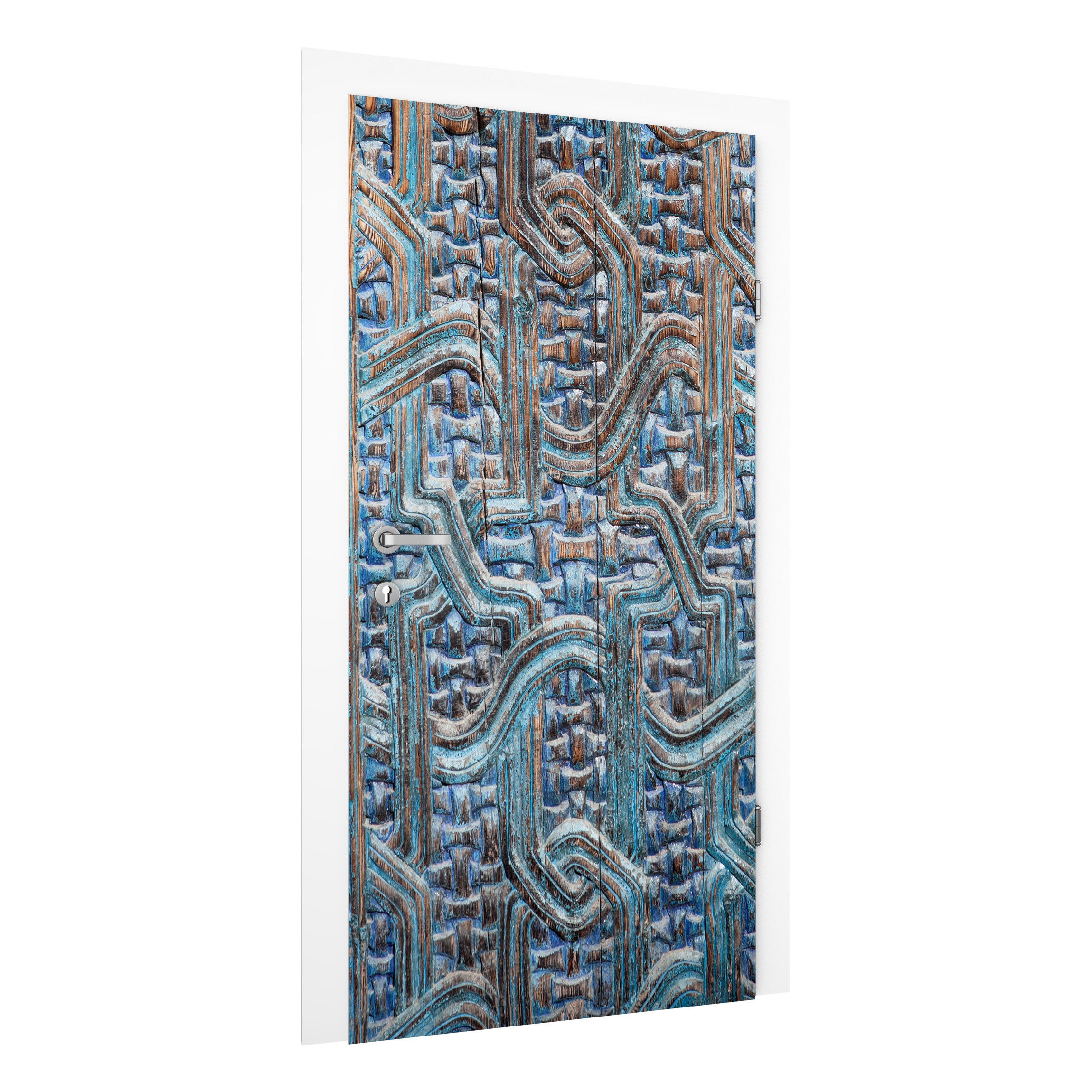Türtapete Tür mit marokkanischer Schnitzkunst