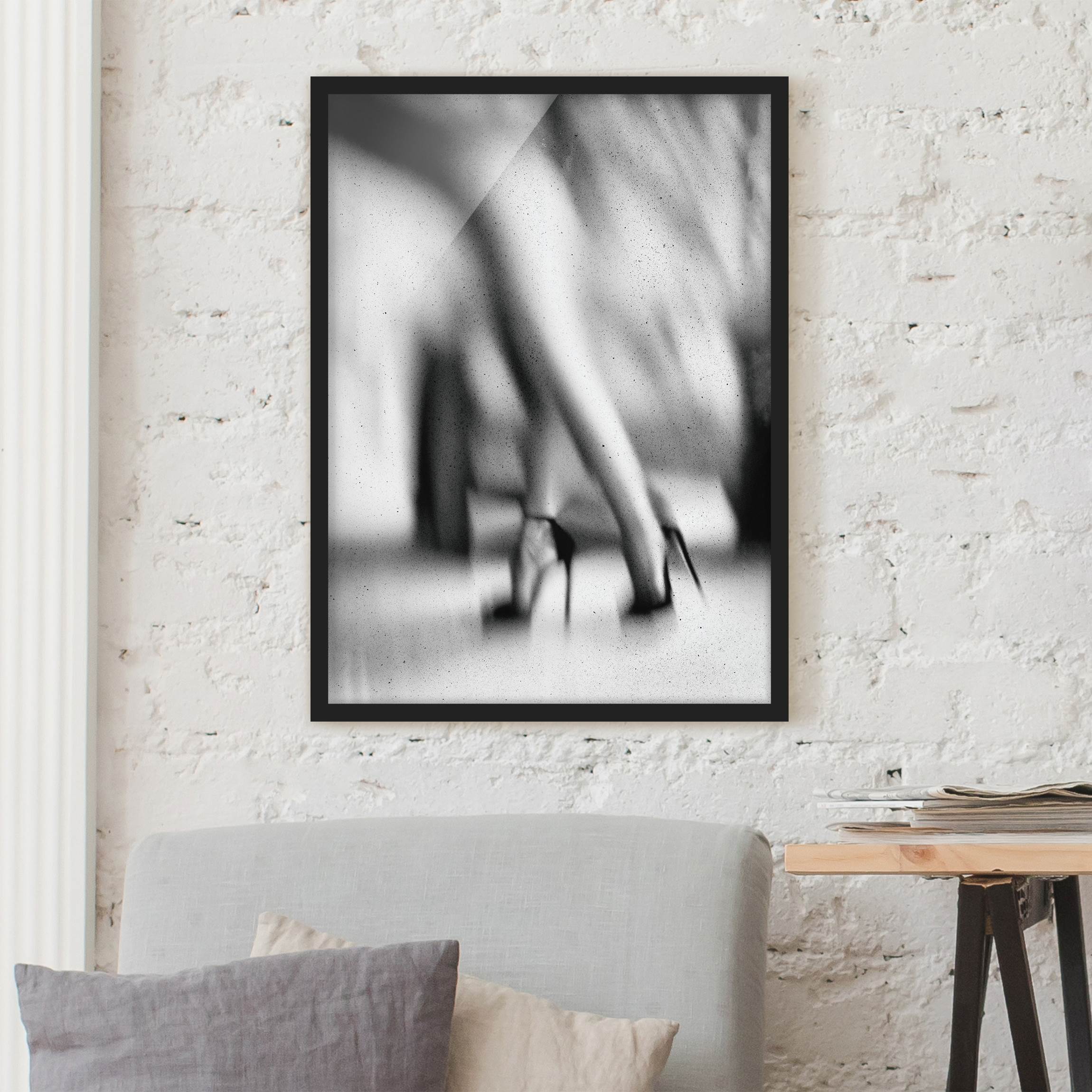 Bild mit Rahmen Walking in Paris