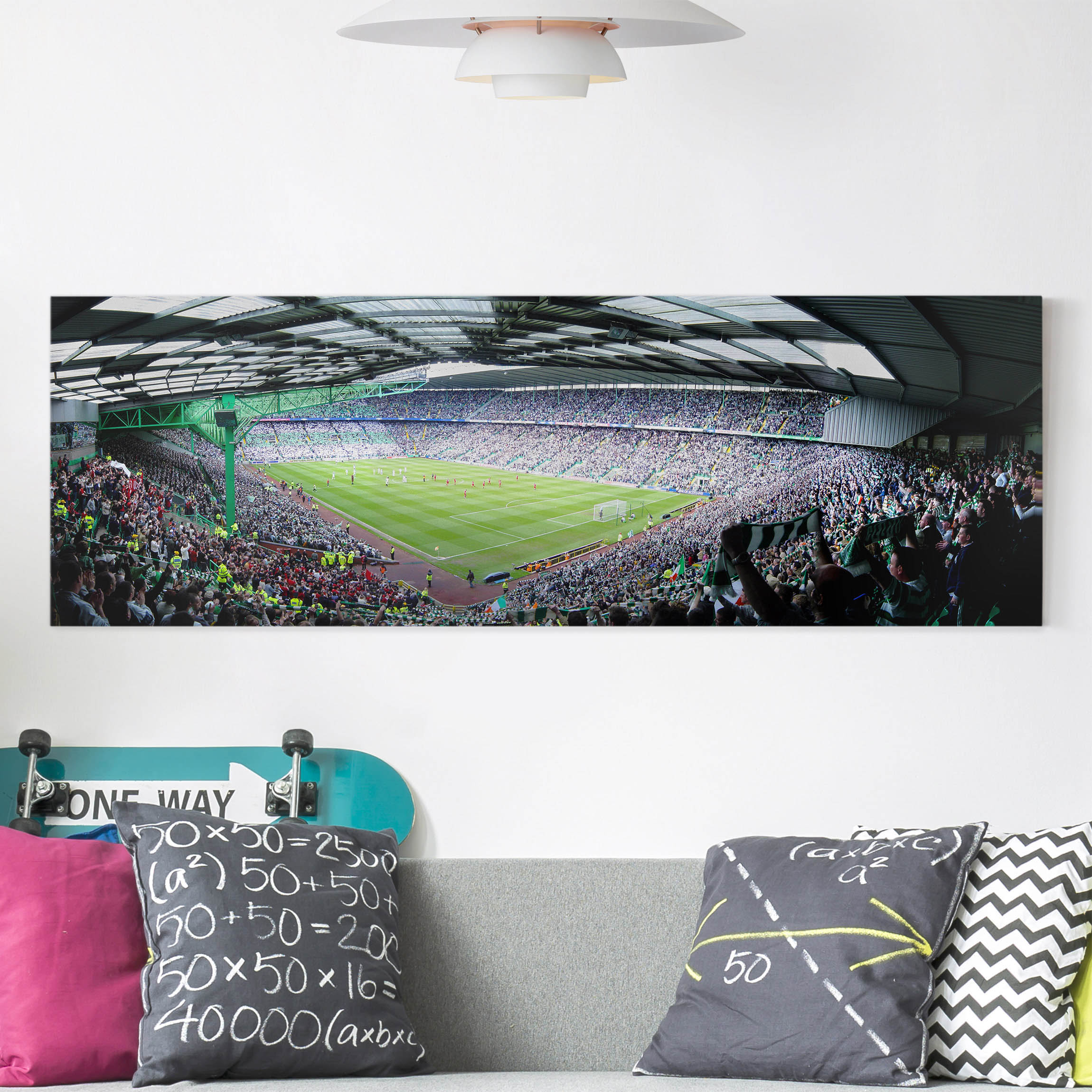 Leinwandbild Kinderzimmer Fußballstadion