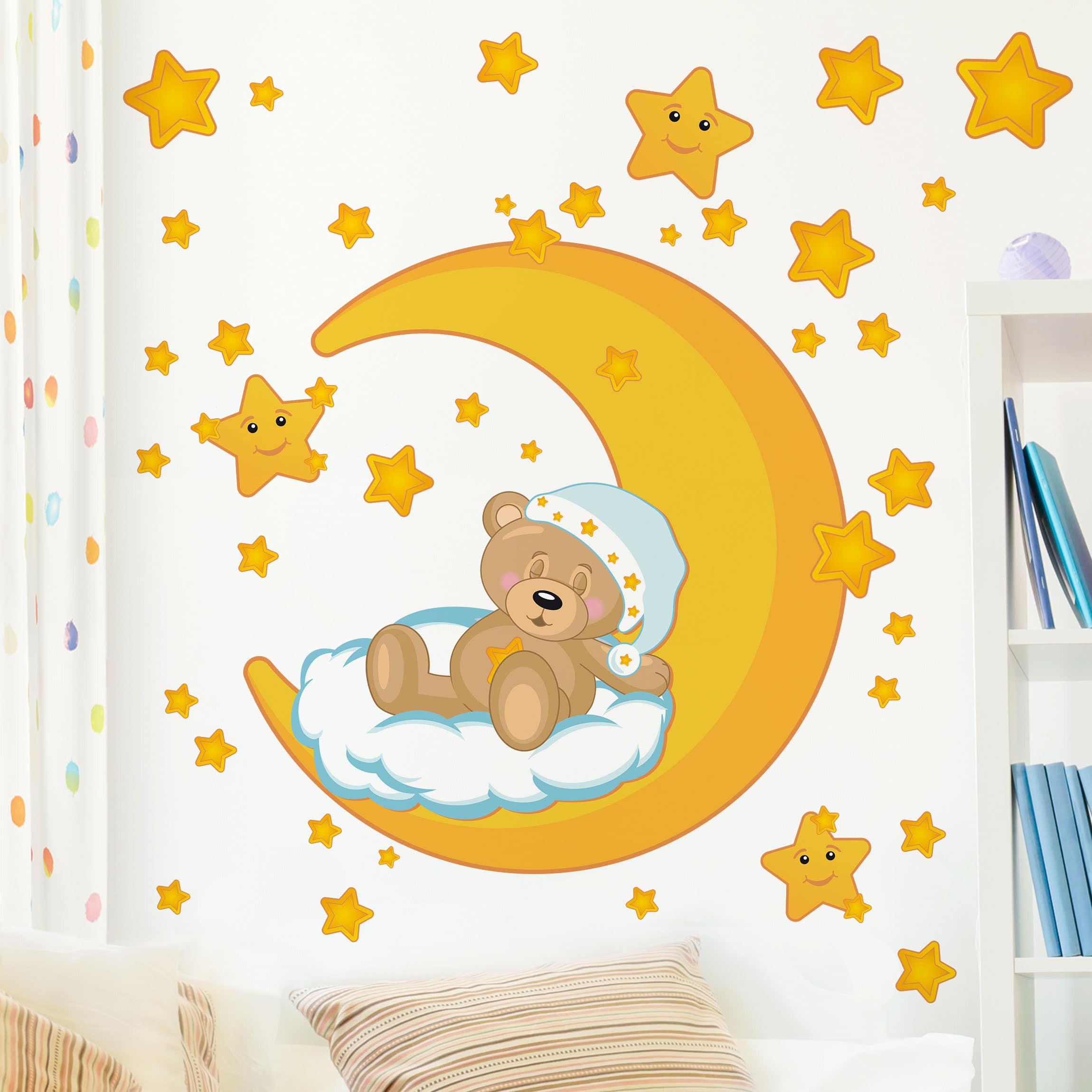 Wandtattoo Teddys Sternenhimmel Mega-Set