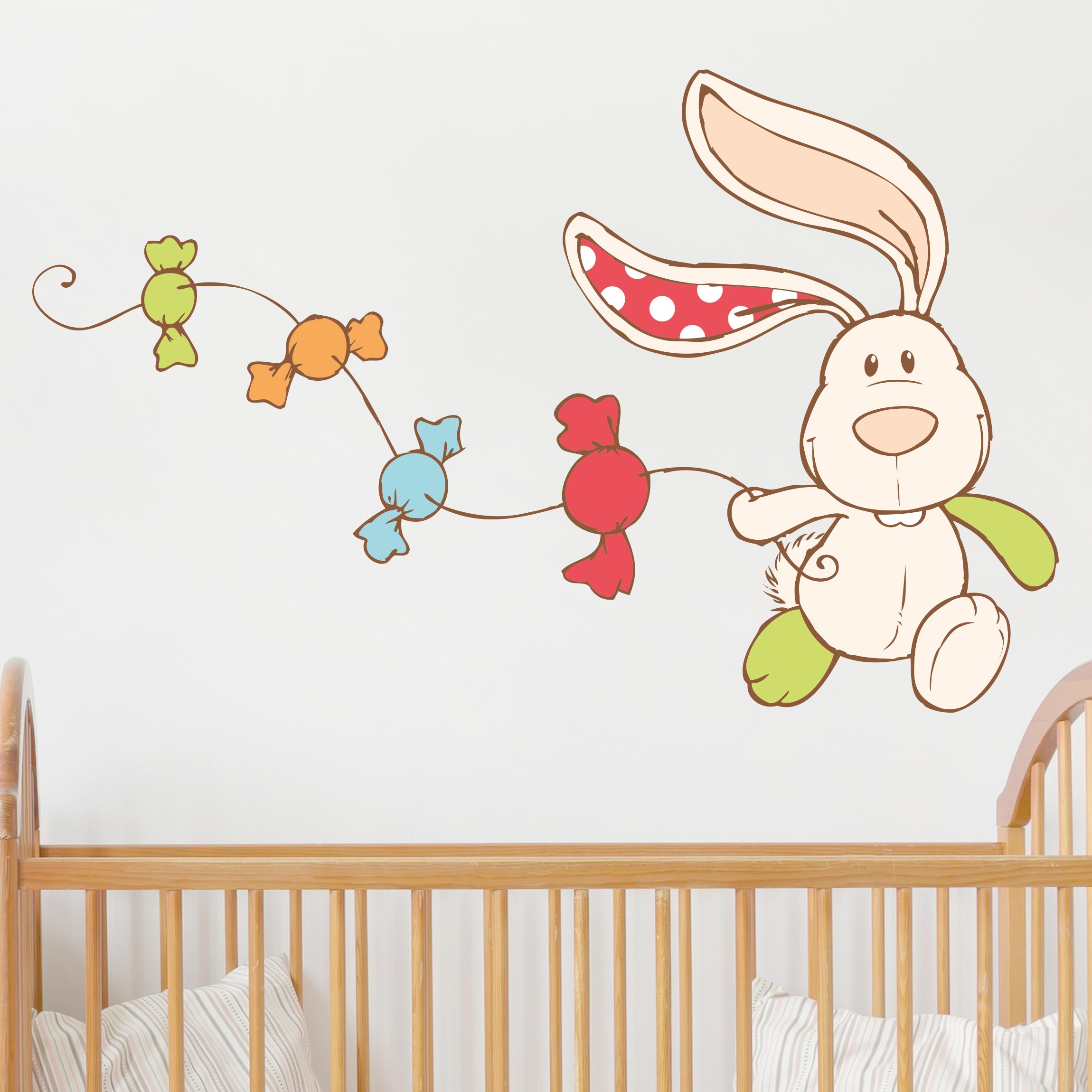 Wandtattoo Kinderzimmer NICI - My First NICI - Bonbon Kette