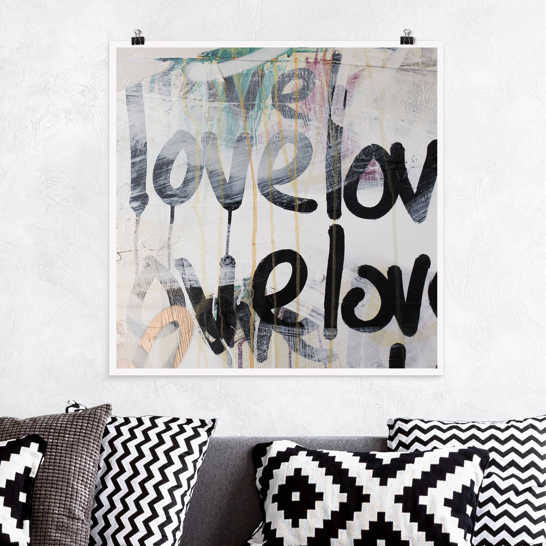 Poster We love Graffiti