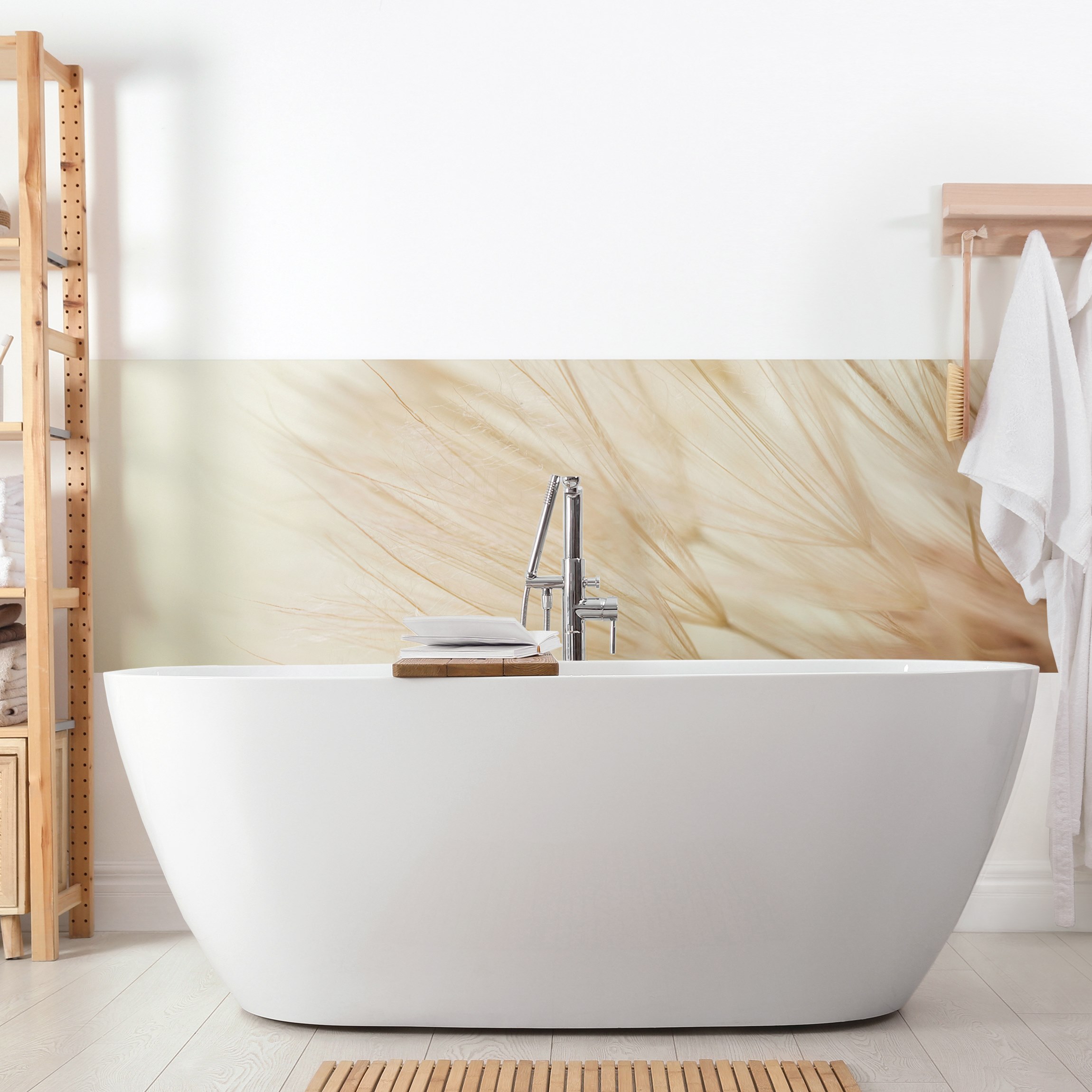 Wandverkleidung Bad Weiche Pusteblume