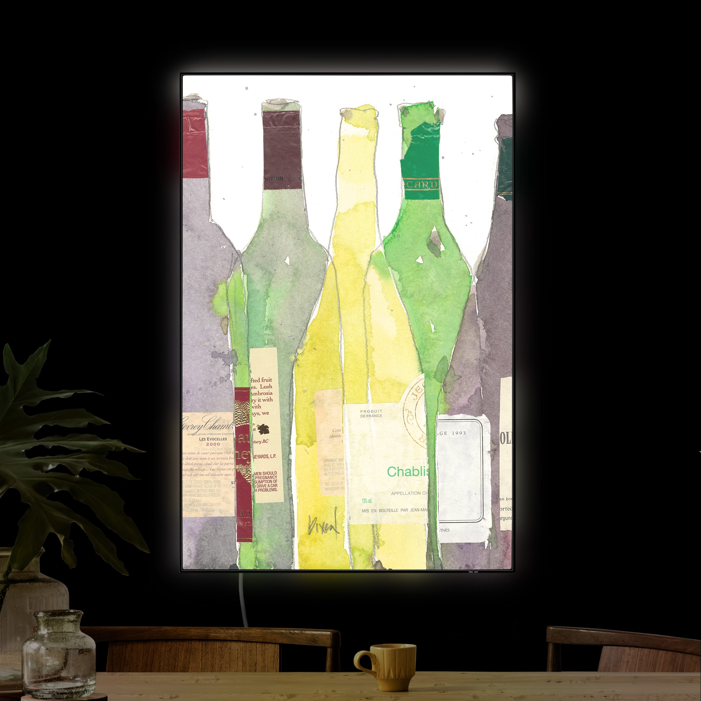 LED-Wechselbild Wein & Spirituosen III