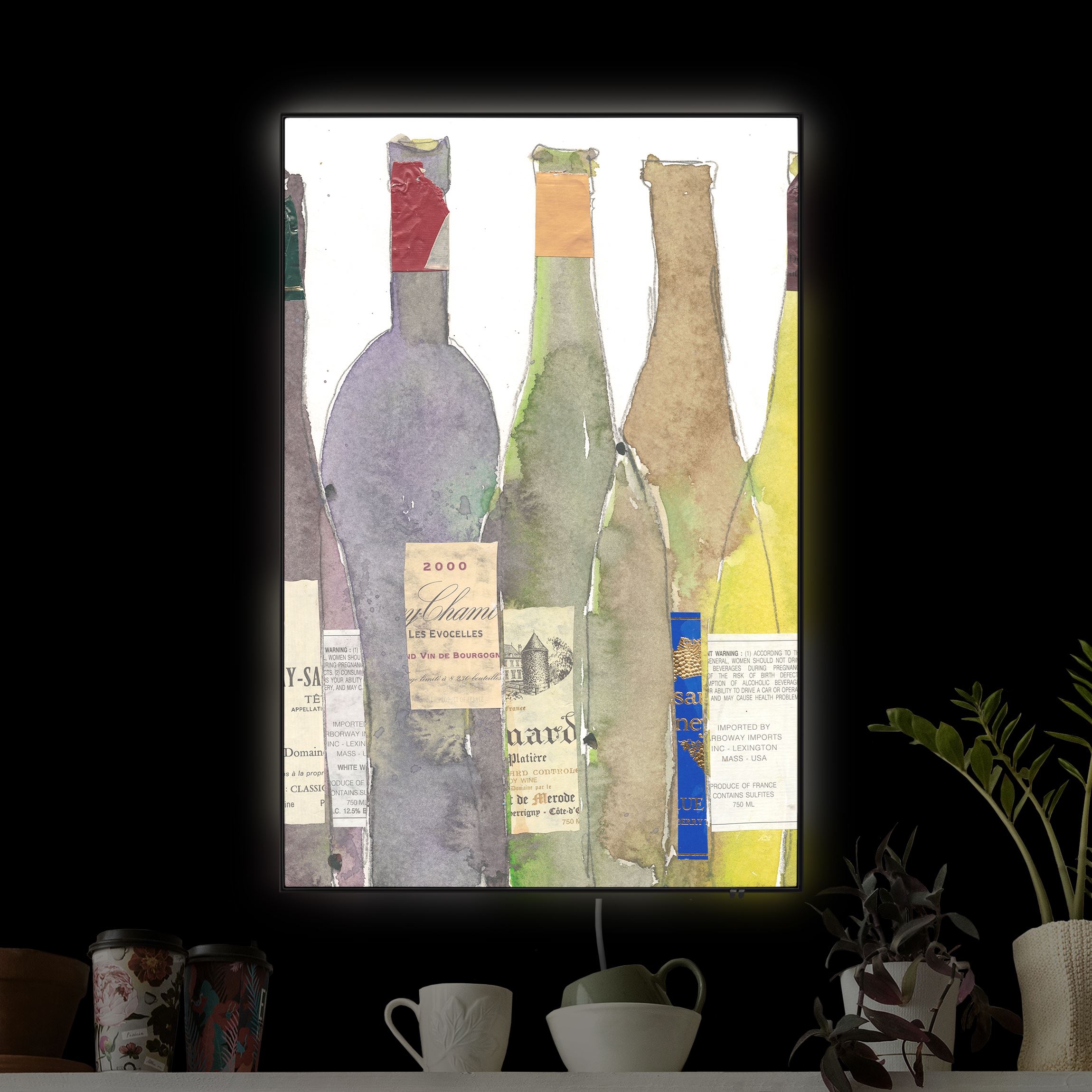 LED-Wechselbild Wein & Spirituosen IV