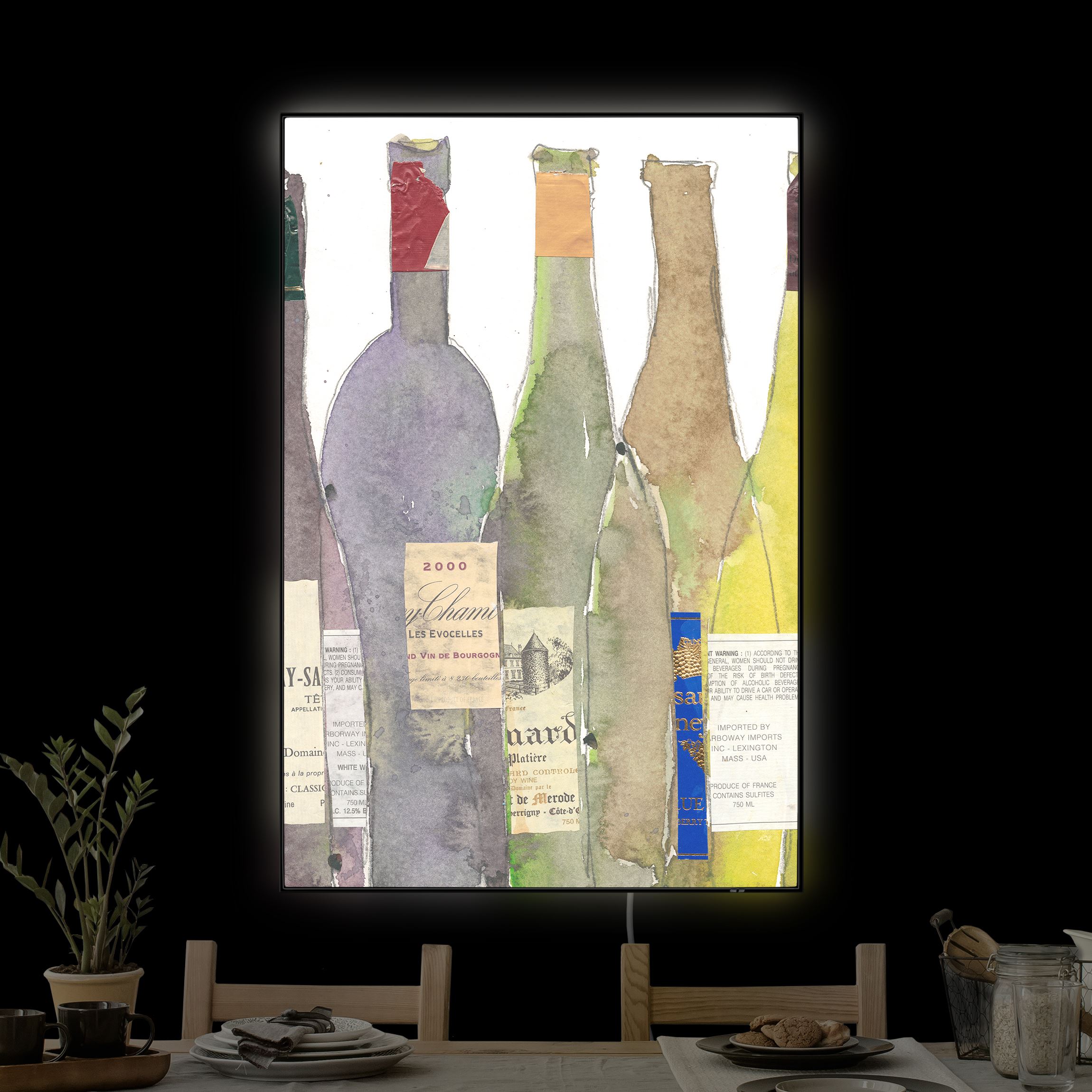 LED-Wechselbild Wein & Spirituosen IV