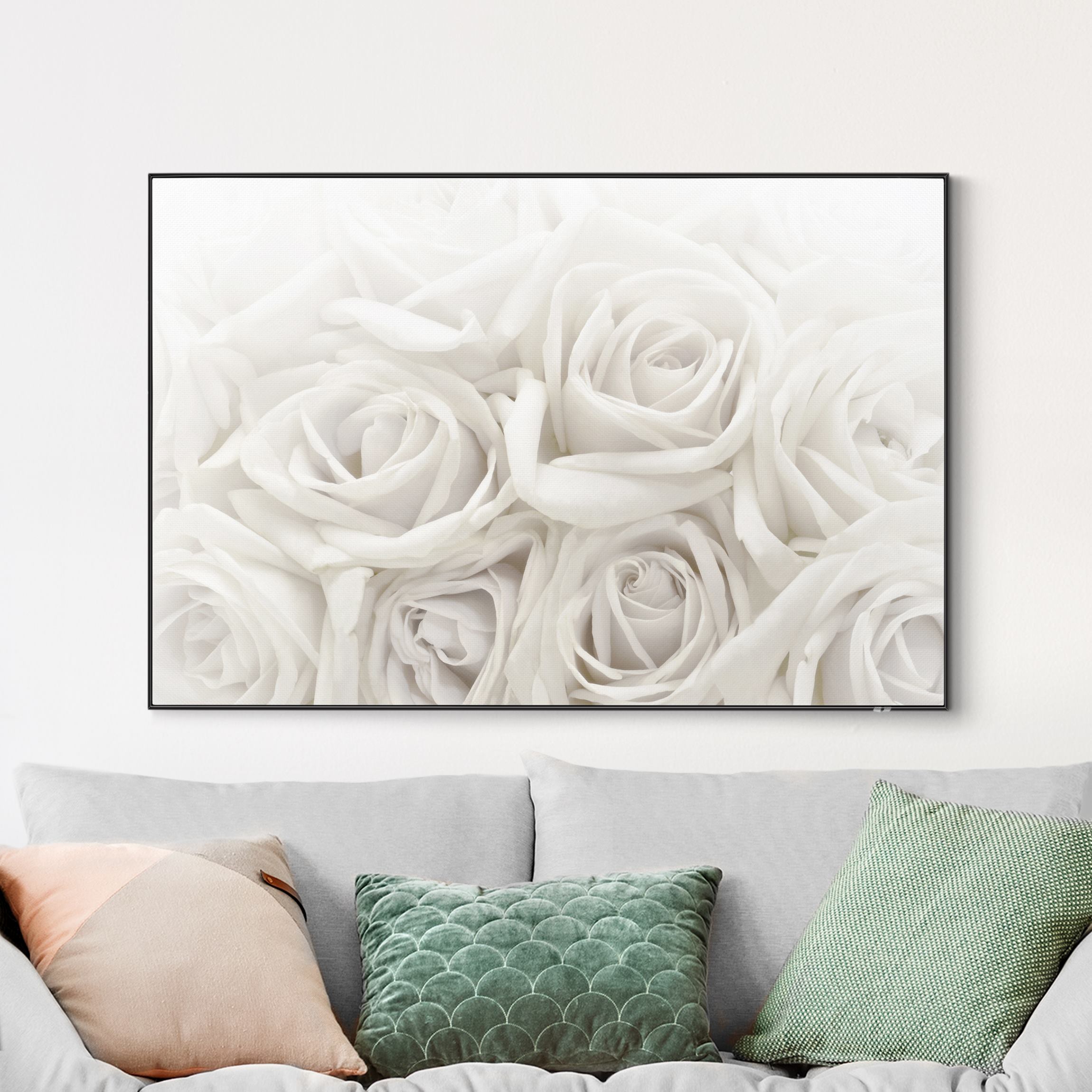 Wechselbild Weiße Rosen